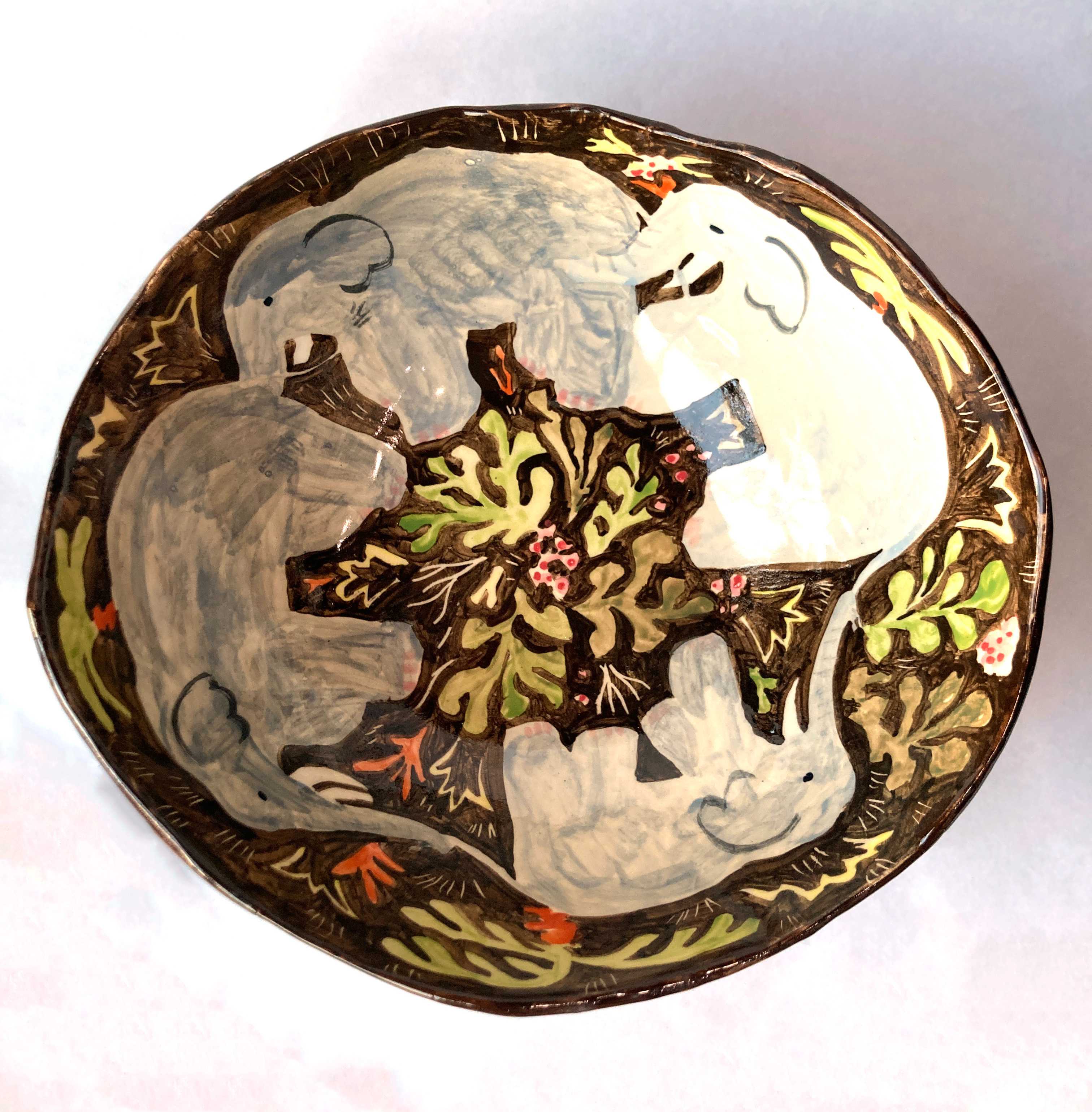 Elephants Salad Bowl