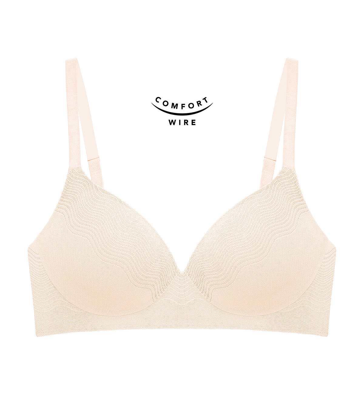 NEW Triumph 10217234 Smooth Sensation MHP-R 00CS เสื้อชั้นในรูปแบบไม่มีโครง สีครีม
