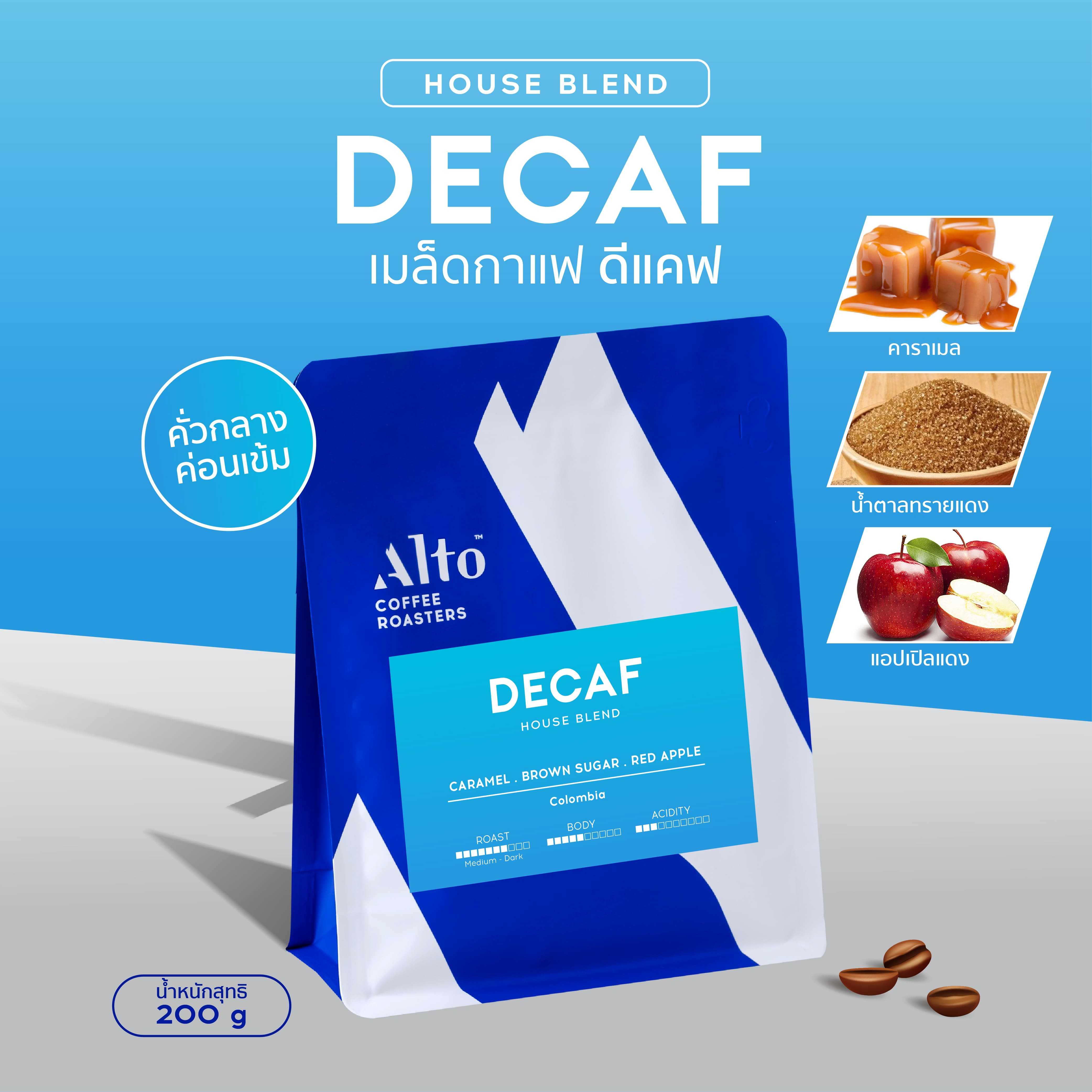 Coffee Beans เมล็ดกาแฟคั่ว - Decaf Colombia (ดีแคฟ)