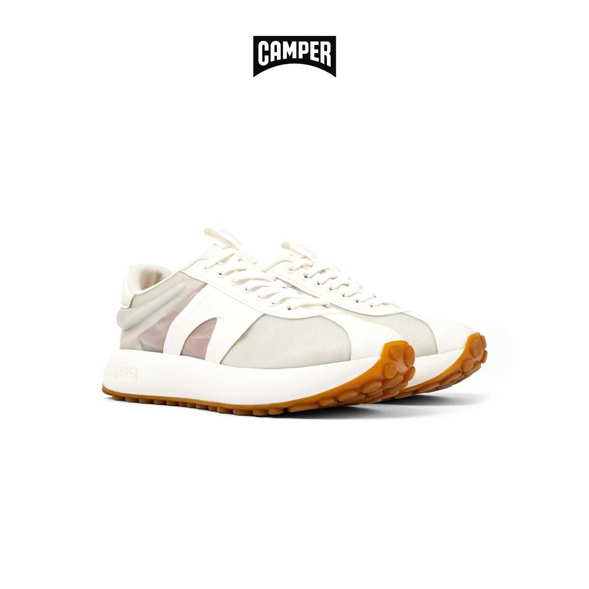 CAMPER รองเท้าผ้าใบ ผู้ชาย รุ่น Pelotas Athens สีเทา ( SNK -  K100944-004 )