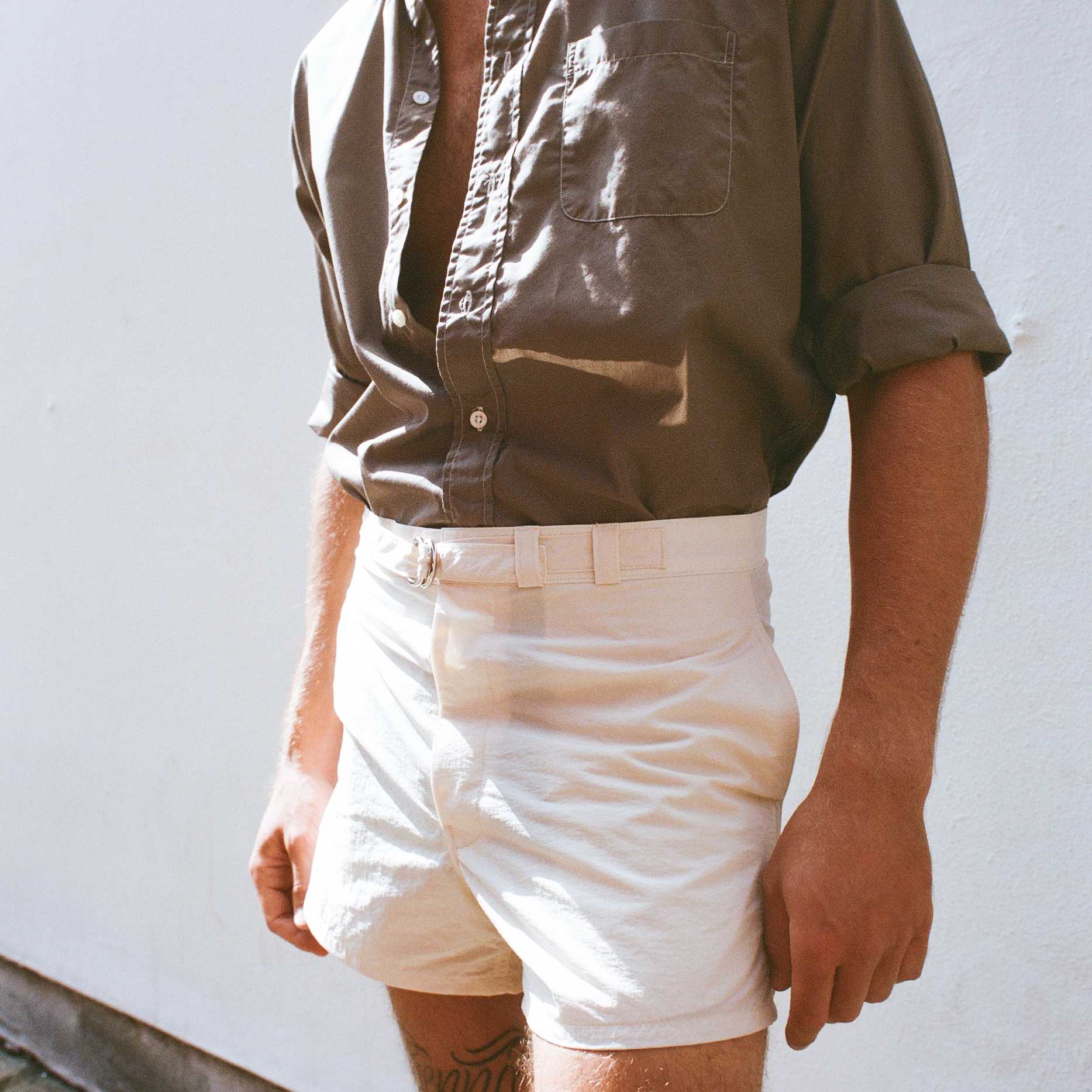 US MARINE SHORTS - Butter