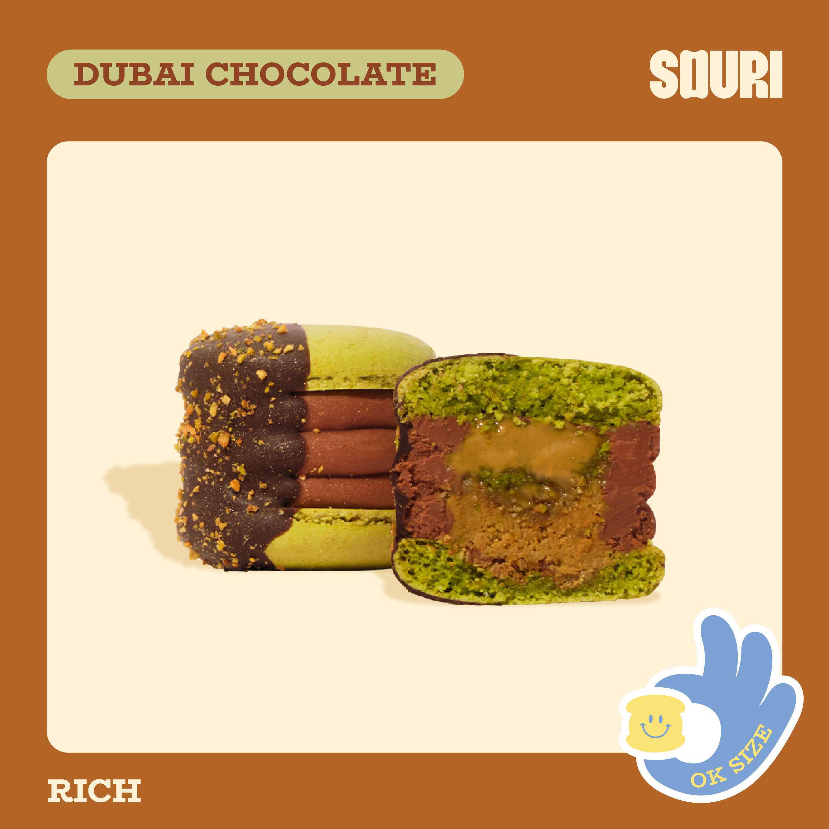 Dubai Chocolate Fatcaron (OK Size)