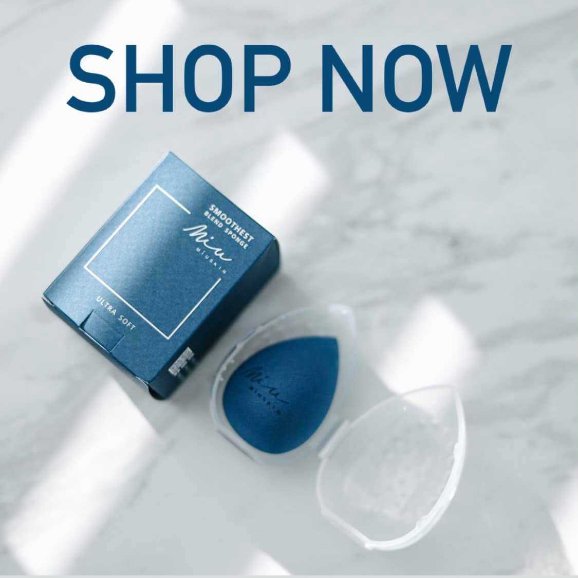 MÍUSKIN Smoothest Blend Sponge ฟองน้ำแต่งหน้ารูปไข่