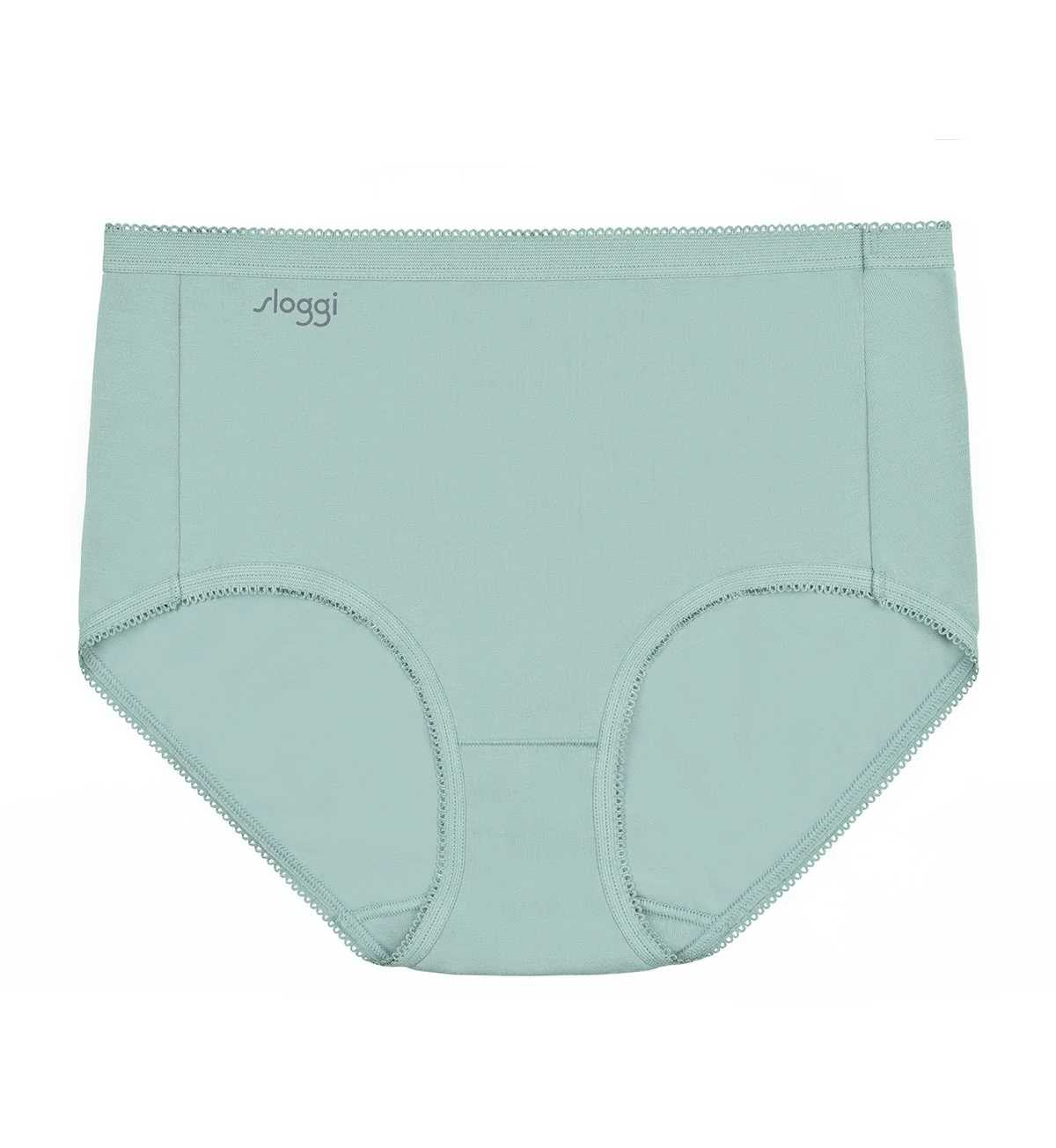 sloggi 10218549 sloggi Comfort care Maxi2 R 7239 กางเกงใน รูปแบบแม็กซี่ สีเขียว