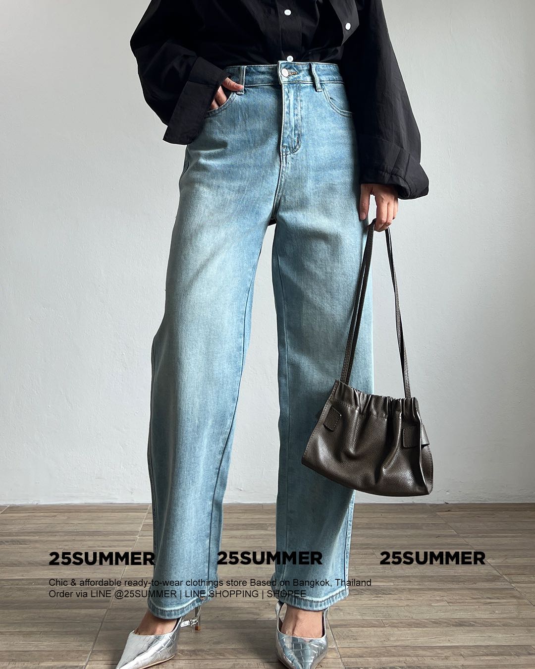 J36 - กางเกงยีนส์ MOM JEANS #A2390