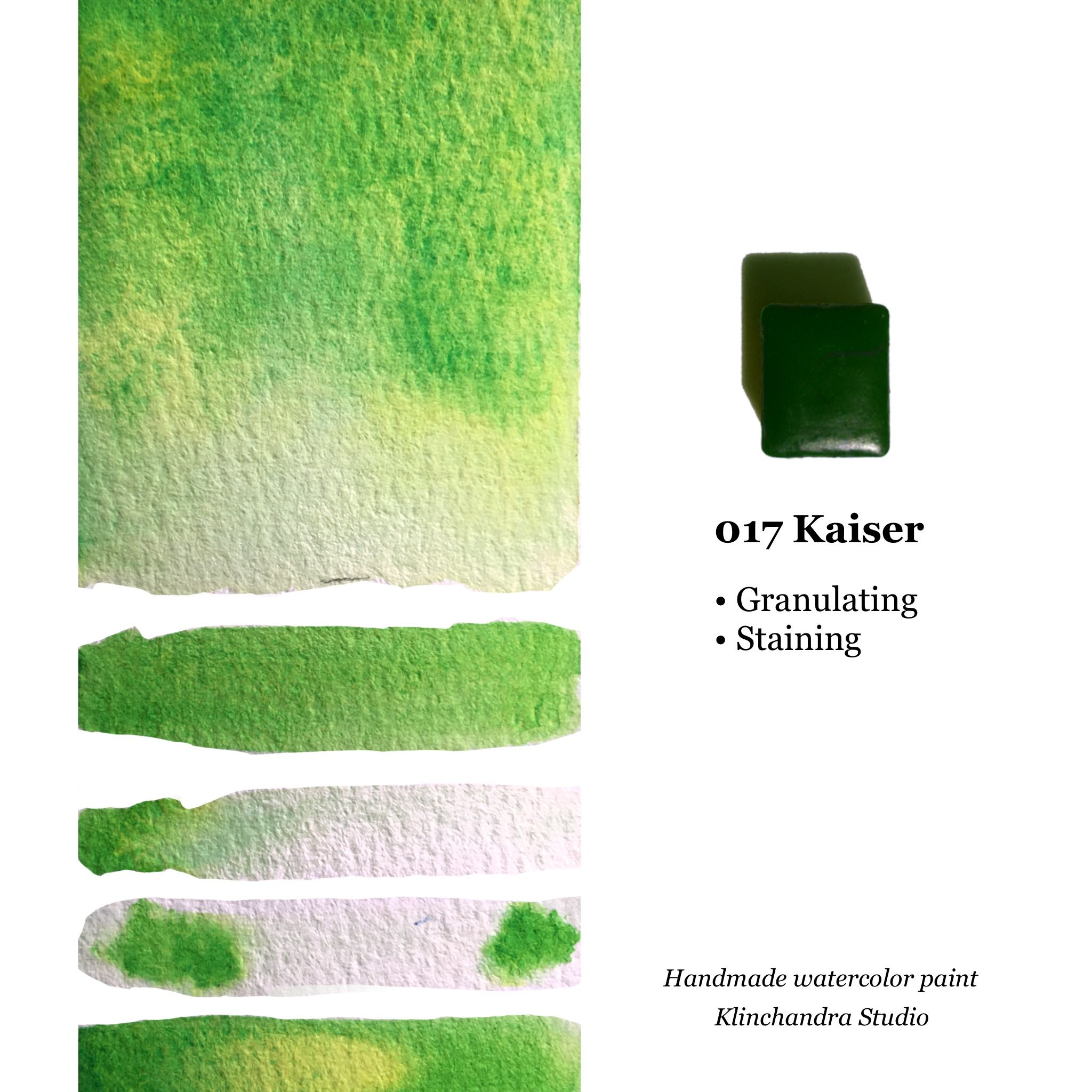 HANDMADE WATERCOLOR | 017 Kaiser | สีน้ำแบบก้อน