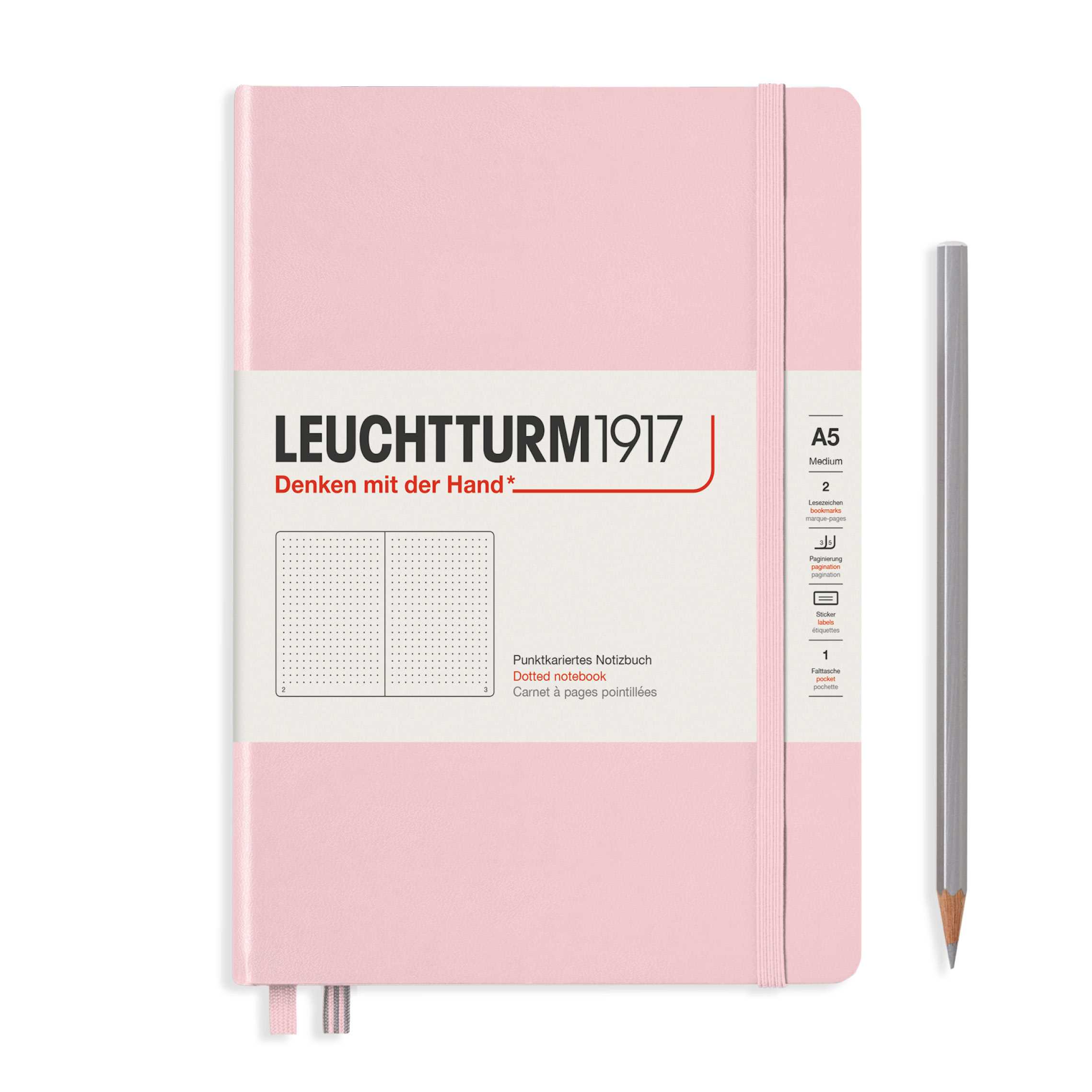 Leuchtturm1917 Notebooks Powder สมุดโน๊ต Leuchtturm1917 สีชมพู