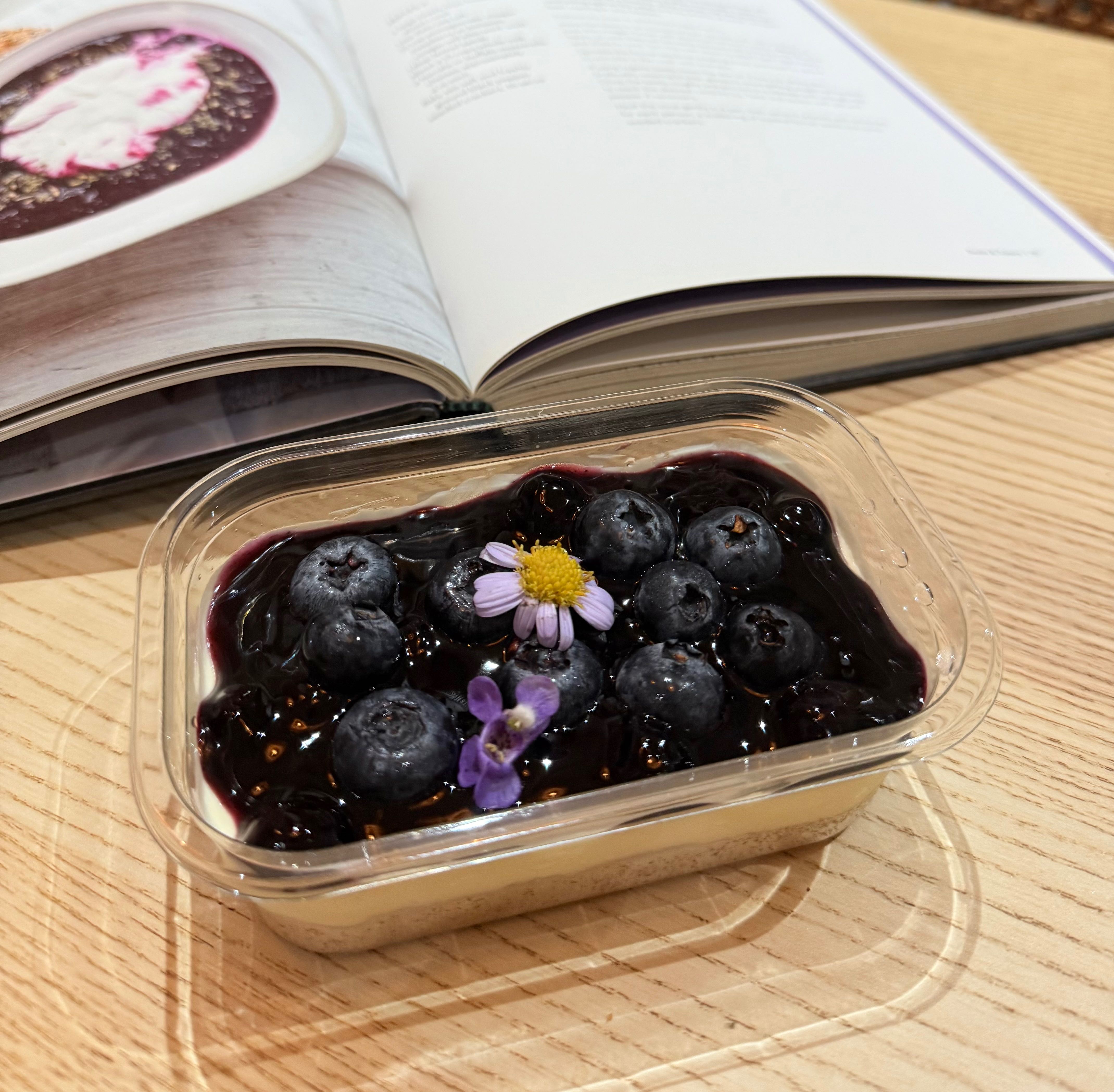 Blueberry cheese pie | บลูเบอรี่ชีสพาย (ขนาดเท่ากล่องทีรามิสุ)