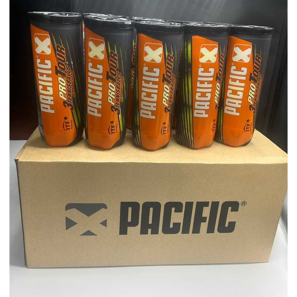 PACIFIC ลูกเทนนิสPro Tour (24 กระป๋อง)72 ลูก/Pro Tour Tennis Ball/ลูกบอลของมืออาชีพ(PC5121/24)