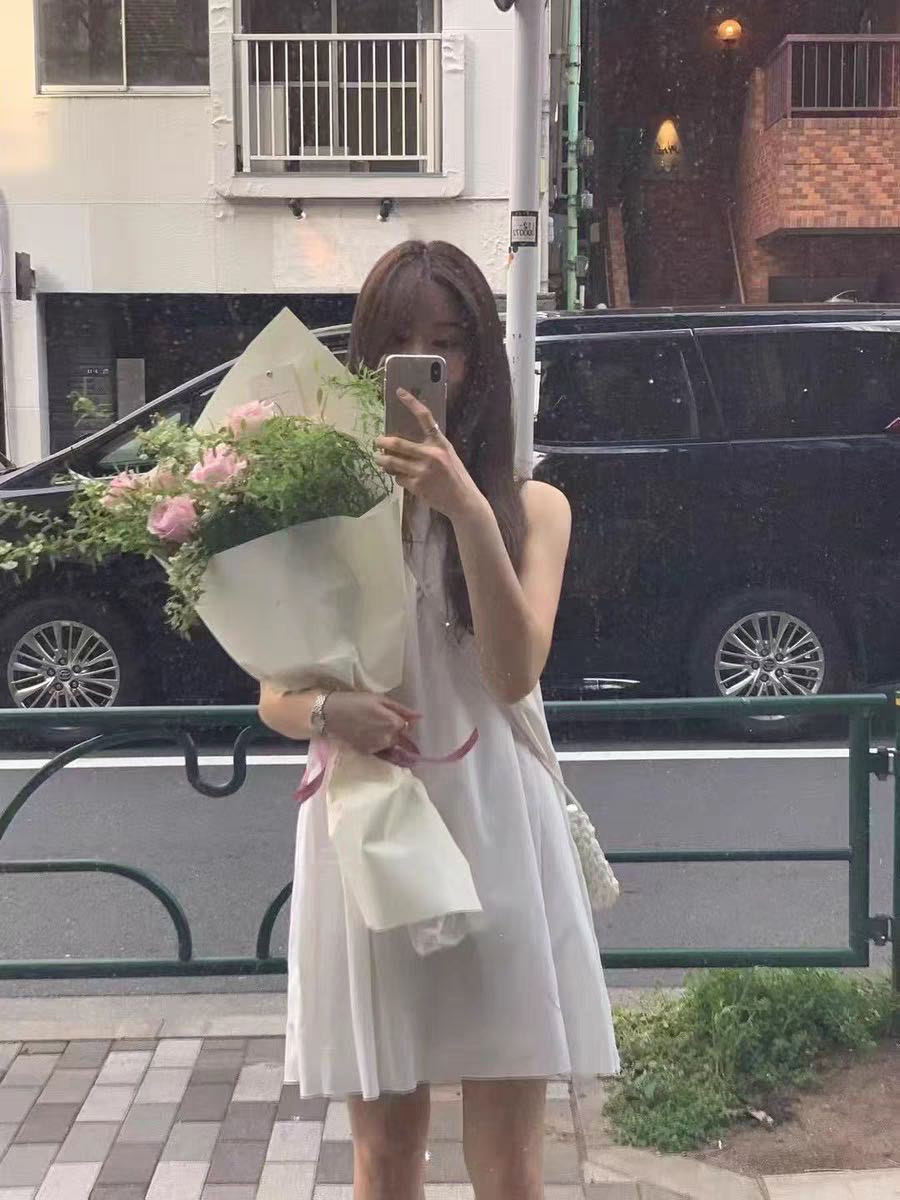 OUCE ป้าย MADE IN KOREA🇰🇷 – Sleek Sleeveless Dress    (Pre-order 15 day )