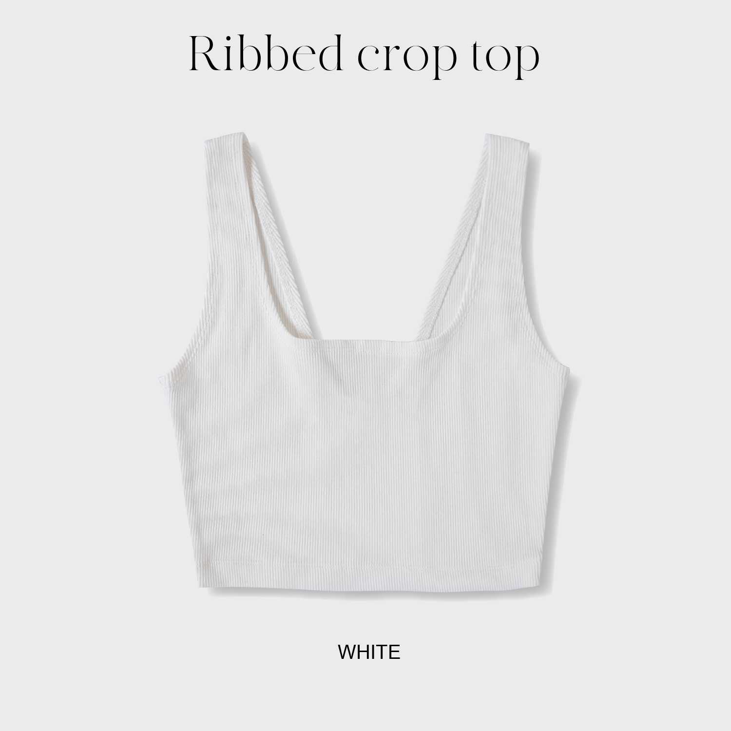 Ribbed Crop Top