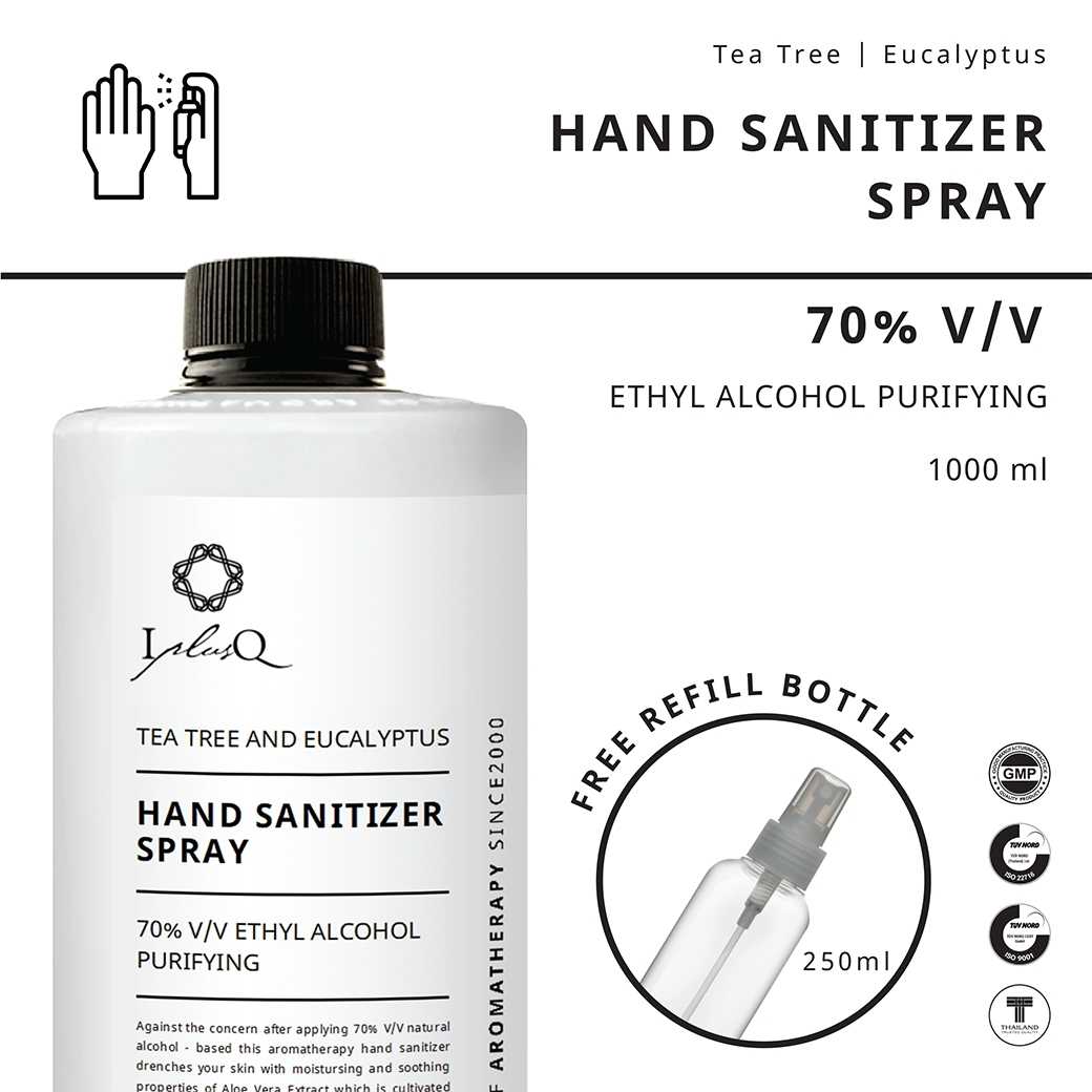 TEA TREE AND EUCALYPTUS HAND SANITIZER SPRAY