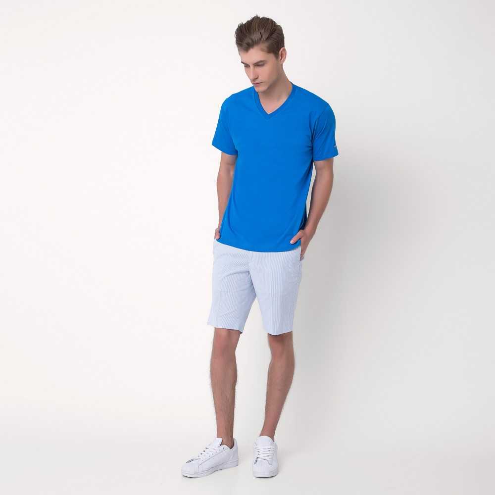 Jersey V-Neck - Arctic Blue