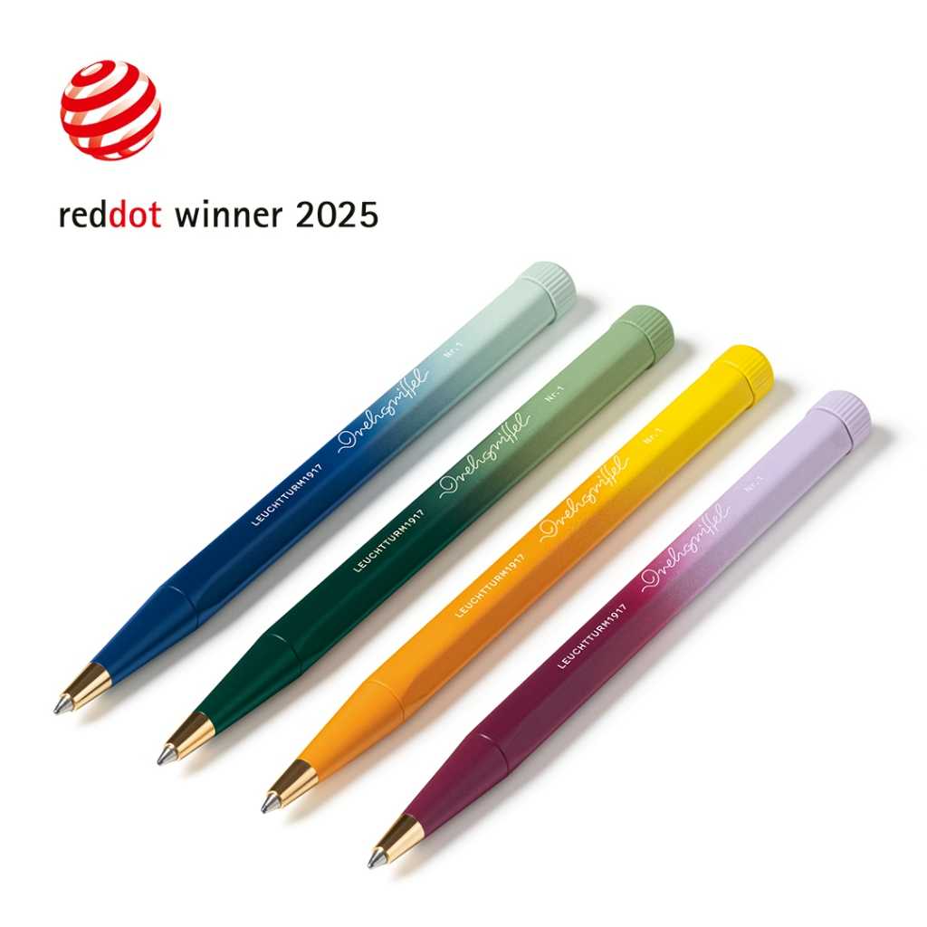 Leuchtturm1917 Drehgriffel Nr.1 Gradient Edition Medium Ballpoint ปากกาลูกลื่นไส้สีดำ