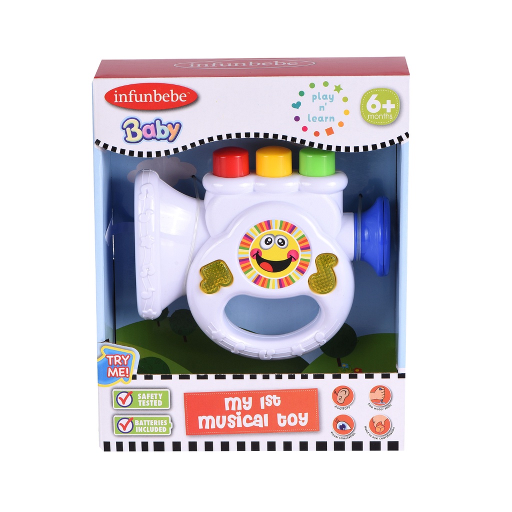 Wel-B x Infunbebe Light n Sounds Trumpet (ทรัมเป็ตของเล่นเด็ก) - ของเล่น ของเล่นเด็ก ทรัมเป็ตเด็ก มี
