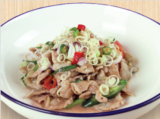 หมูผัดกะปิระนอง