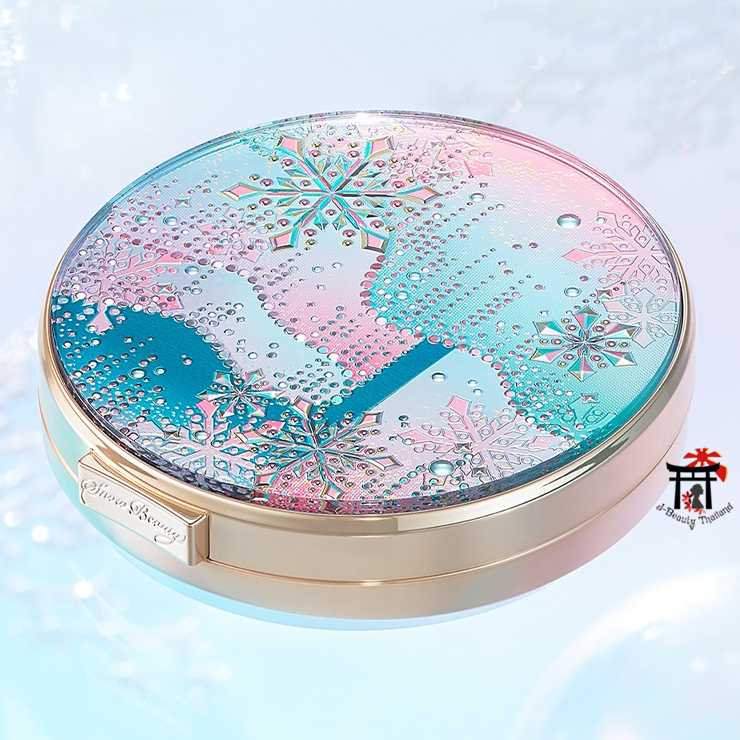 Shiseido Snow Beauty Skincare Powderรุ่น2024(เซ็ตเล็ก) แป้งสกินแคร์อัดแข็ง การันตีรางวัลCosmeอันดับ1