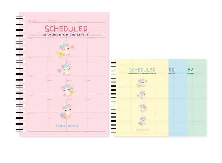 Ropamoda:สมุด Schedulercแบบสมุดโน้ต