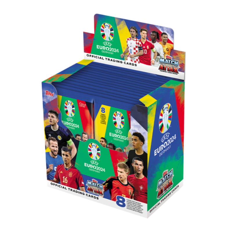EURO 2024 Match Attax Full Box 36 Packs / การ์ดแมตช์แอทแทค ฟุตบอลยูโร 2024 ซองสุ่มยกกล่อง (36 ซอง)