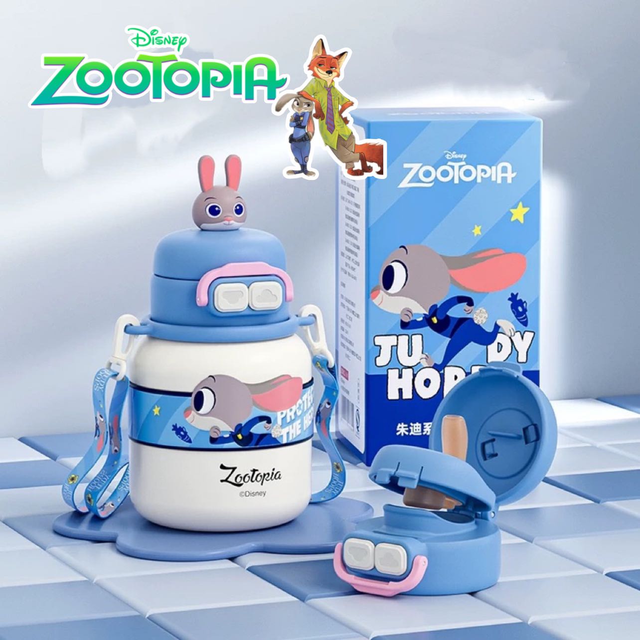Preorder12-15วัน -(ลิขสิทธิ์แท้) Disney เก็บร้อนเย็น พร้อมกระเป๋า /ขนาด600ml