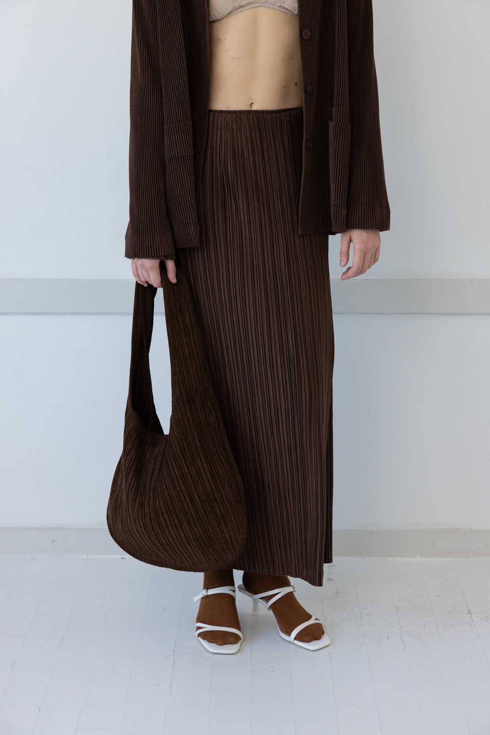 GD234 - Suede maxi skirt