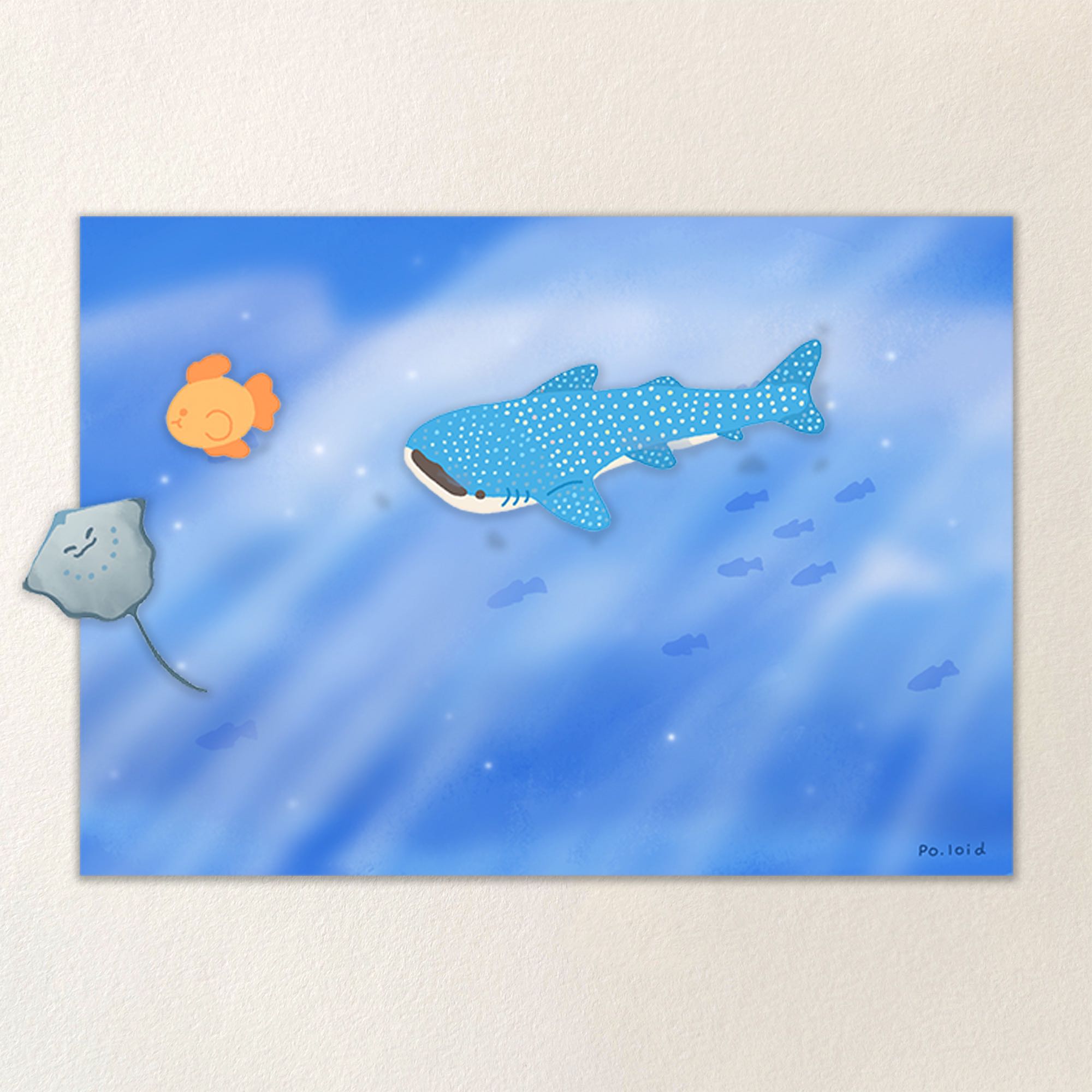Sticker poster : Ocean (สร้างมหาสมุทรของตัวเอง)