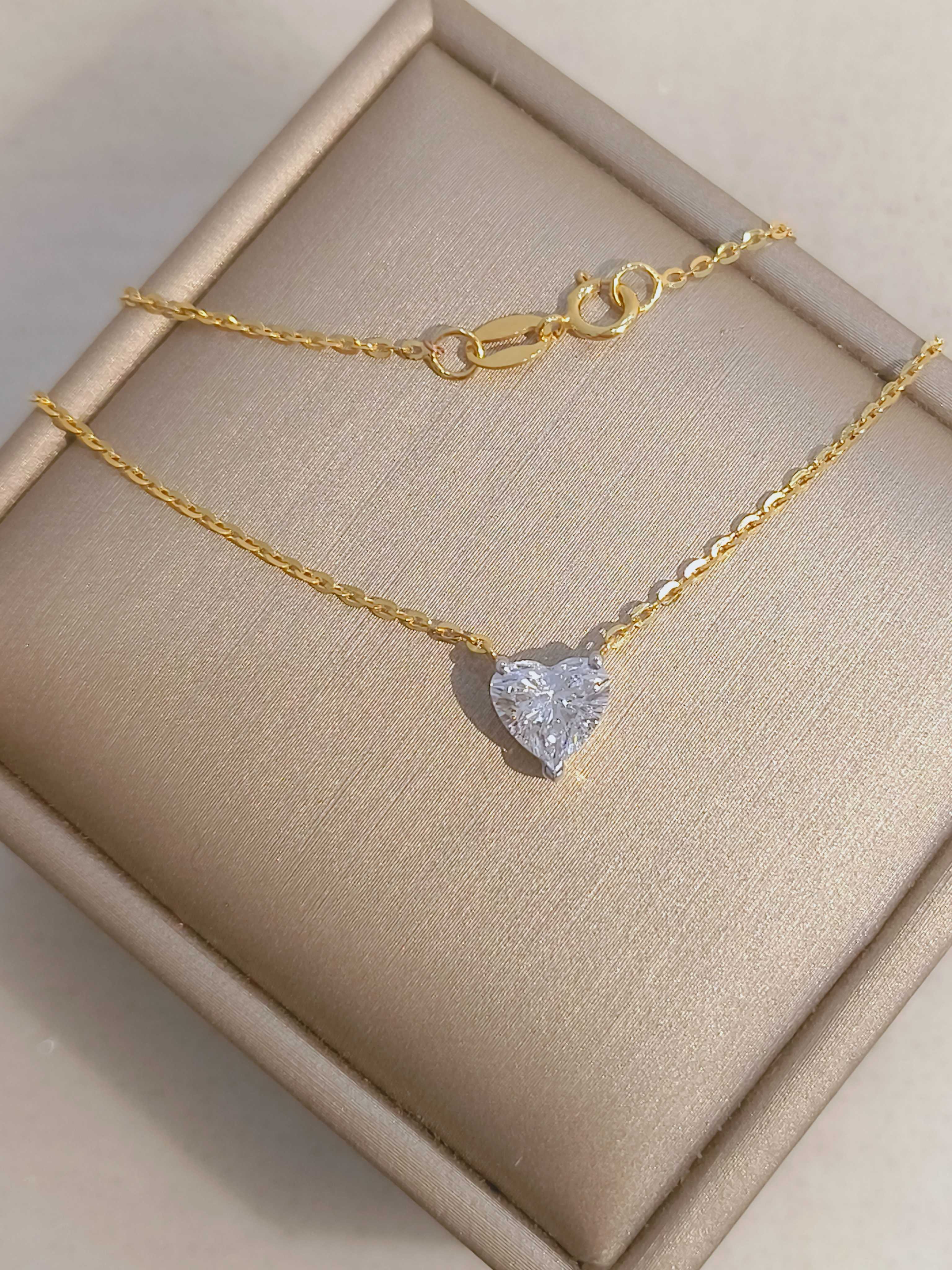 สร้อยคอหัวใจ 1.0 ct (18k)
