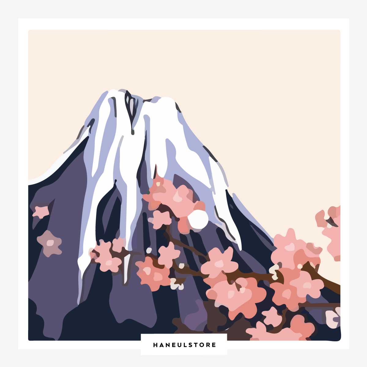 Mount Fuji | Size : 20x20 cm