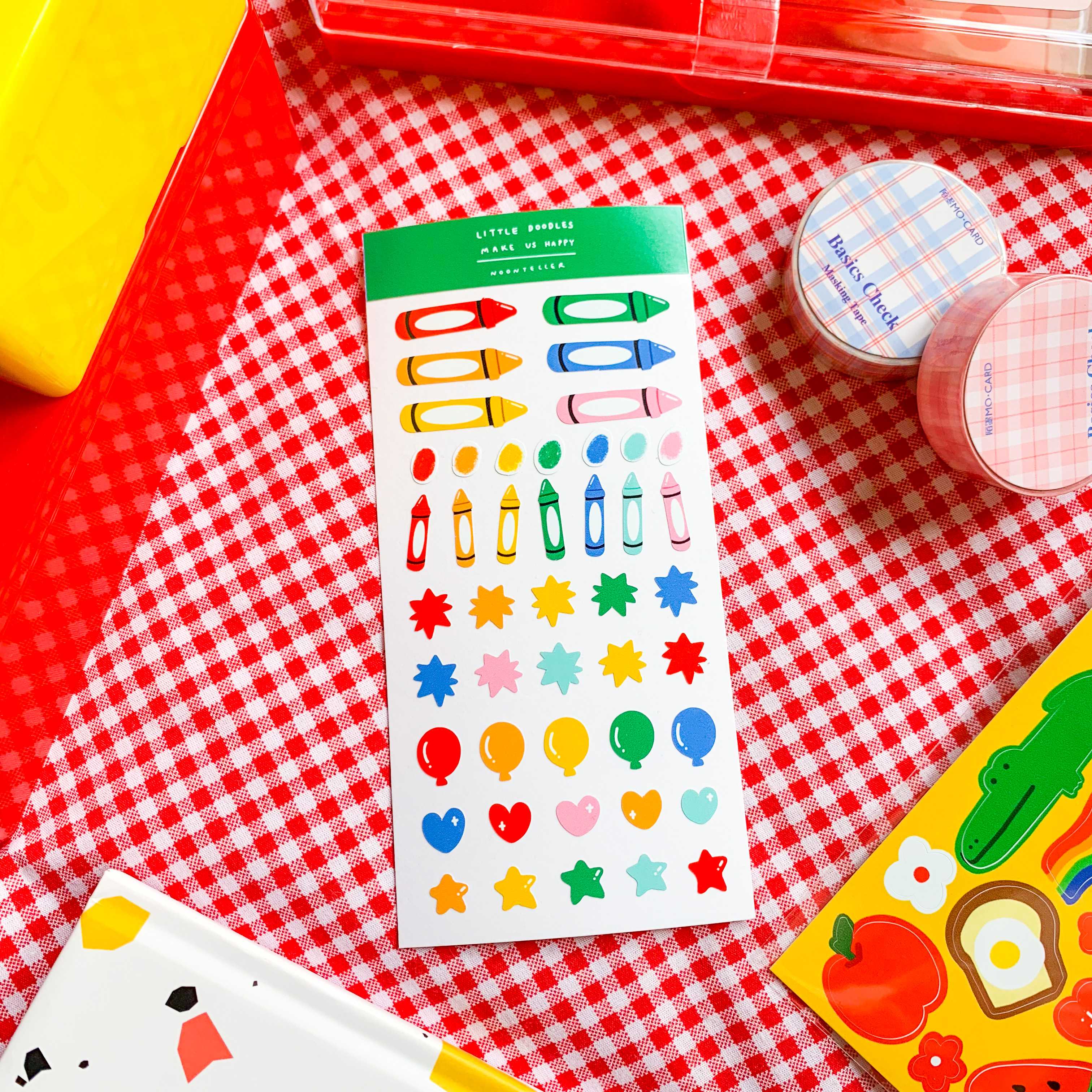 Mini sticker  : crayon1