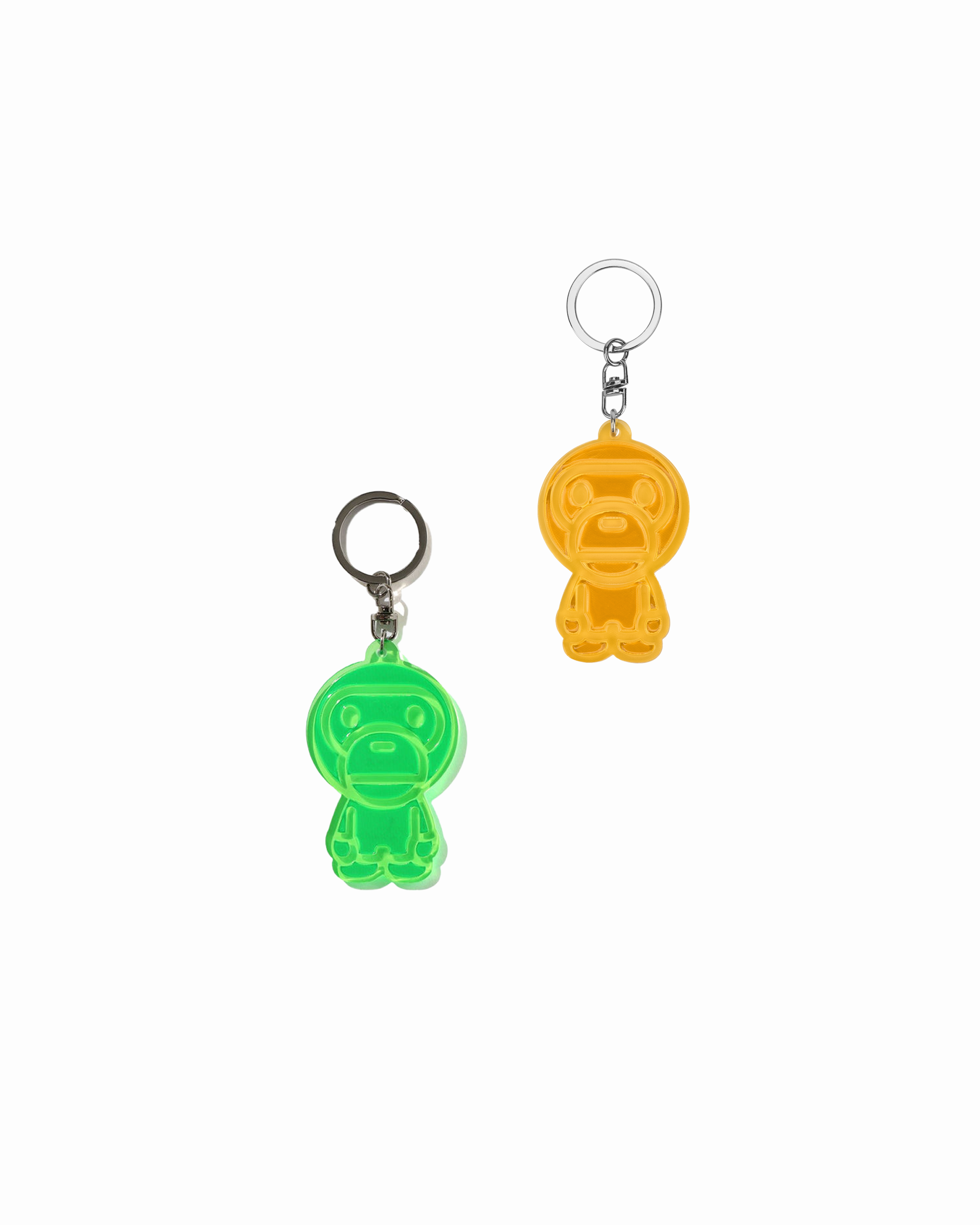 Bape Baby Milo Reflective Keychain
