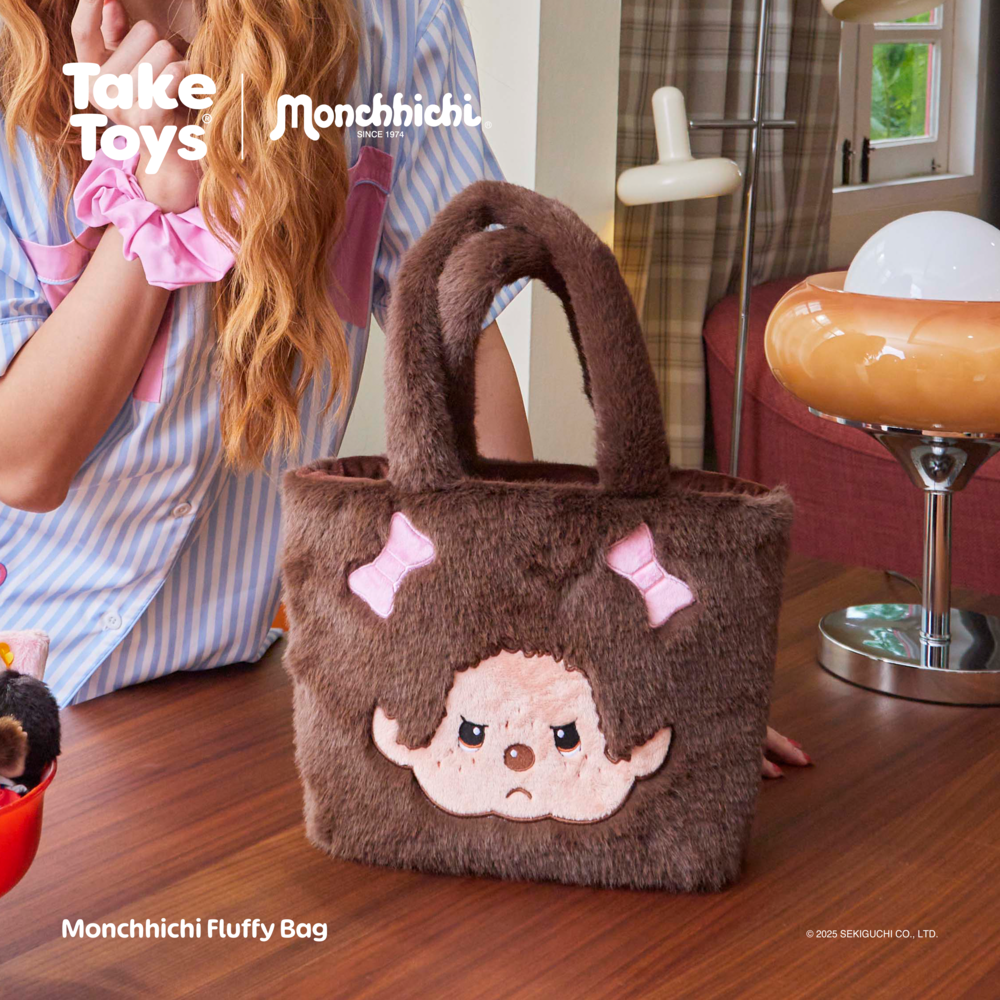 Monchhichi Classic Fluffy Bag - กระเป๋าถือมอนชิชิ