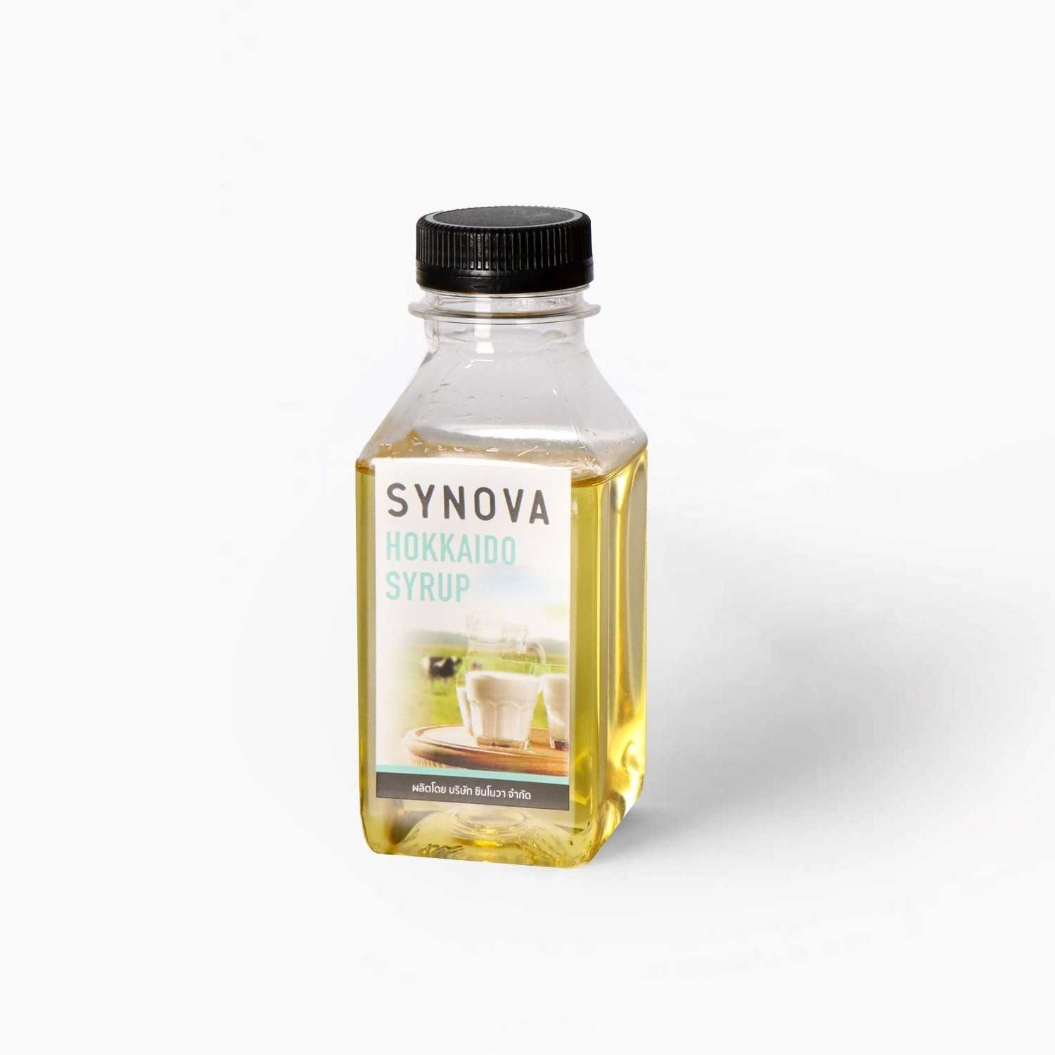 น้ำเชื่อม : SYNOVA ไซรัปกลิ่นนมฮอกไกโด (ขนาดทดลอง)