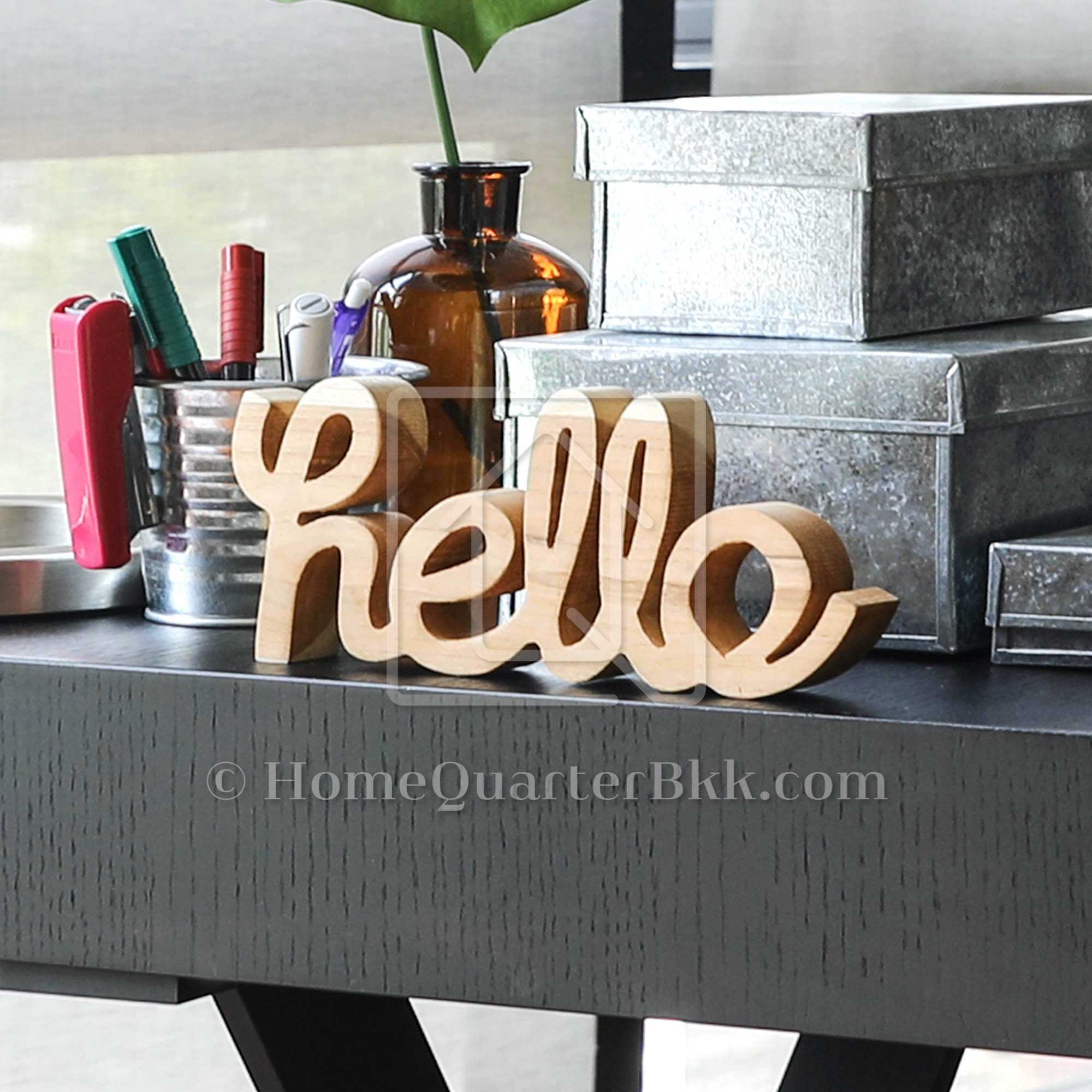 ตัวอักษรไม้ Hello | Wooden Word - Hello
