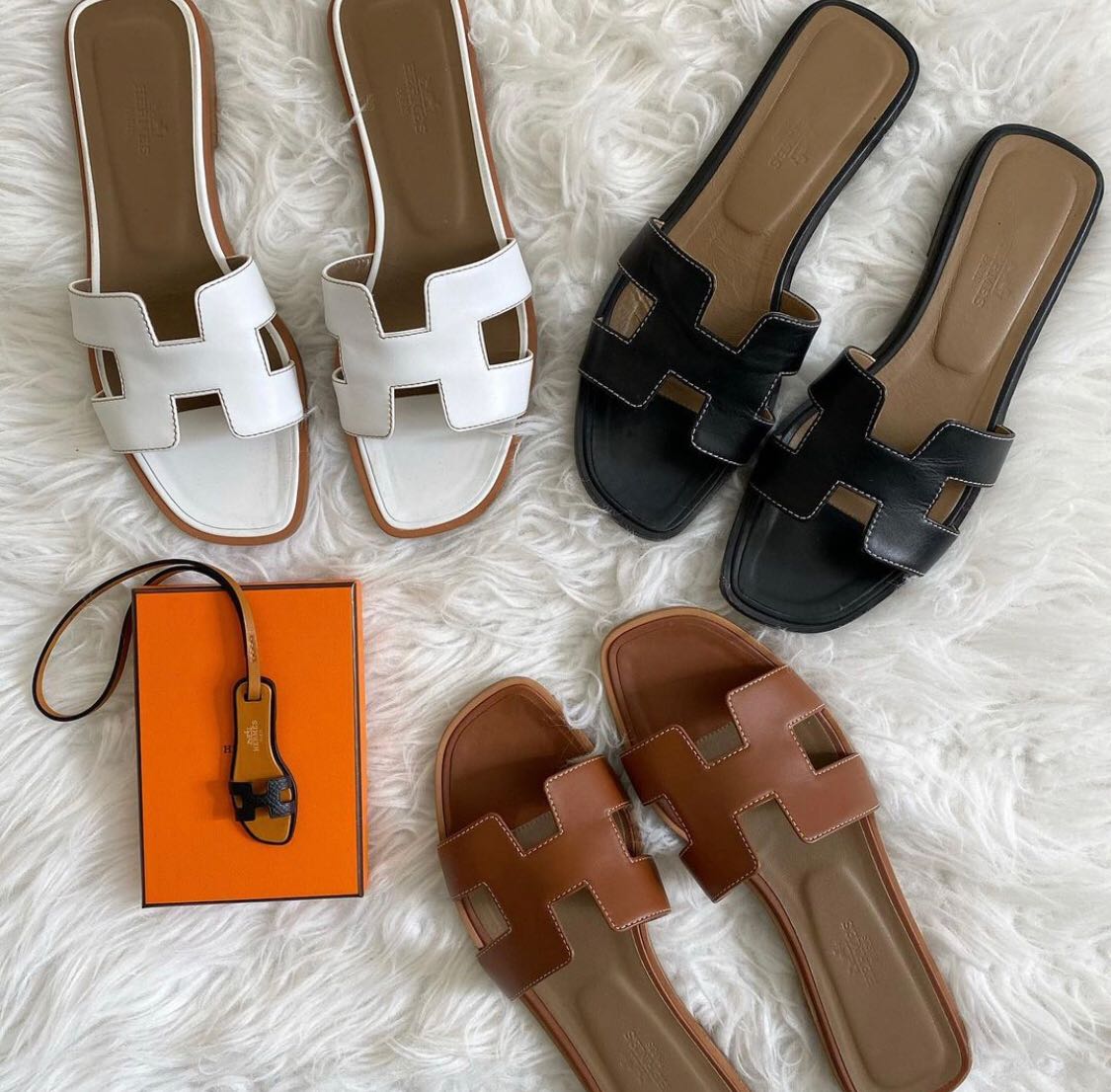 แท้100%🔥 Hermes Oran Sandal