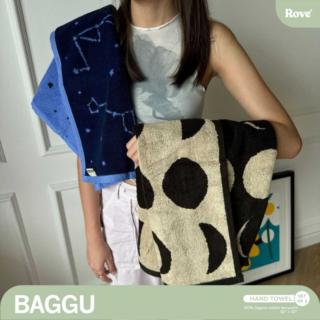 BAGGU Hand Towel Set of 2 - Night Sky