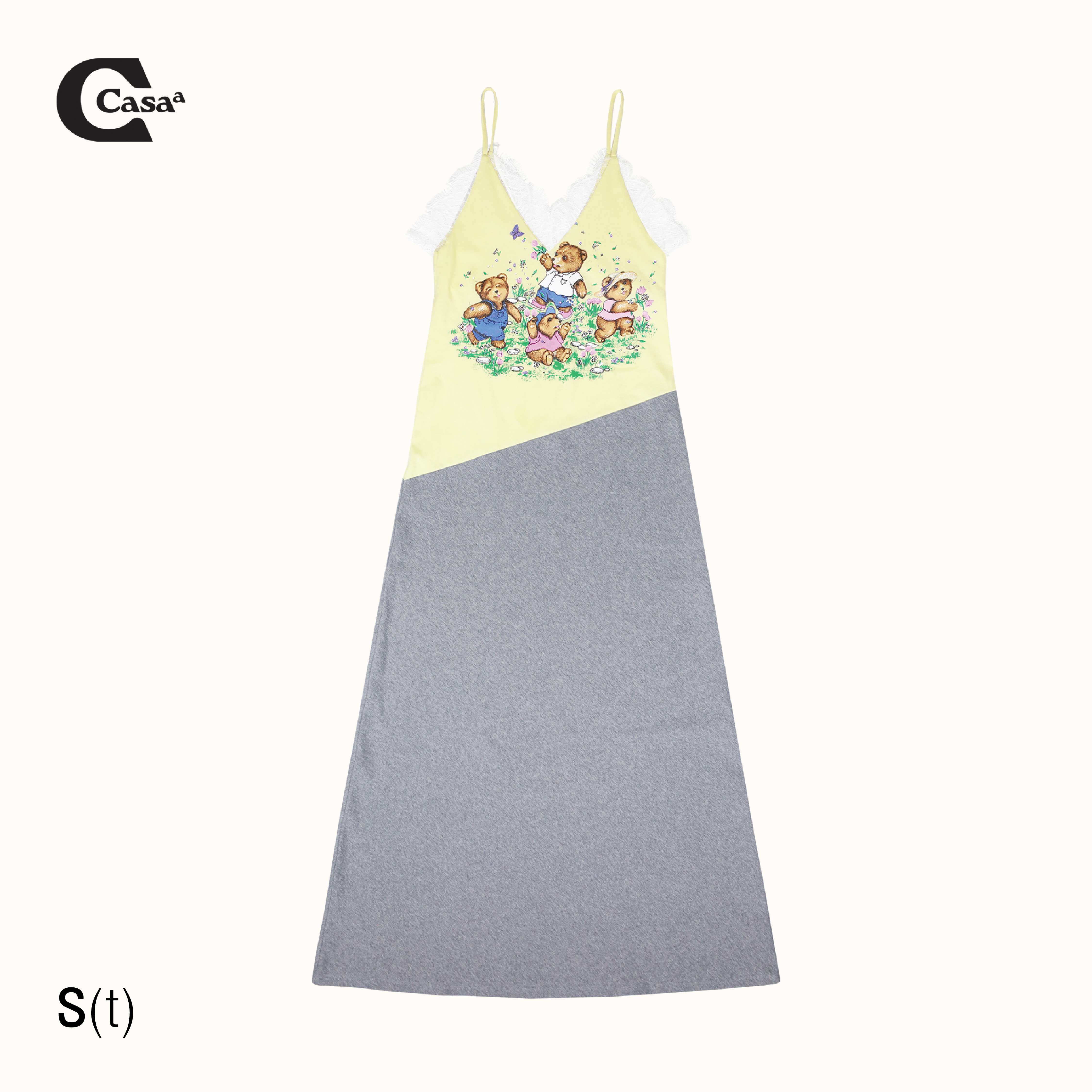 LACE TRIMMED DRESS (REWORK) S TALL