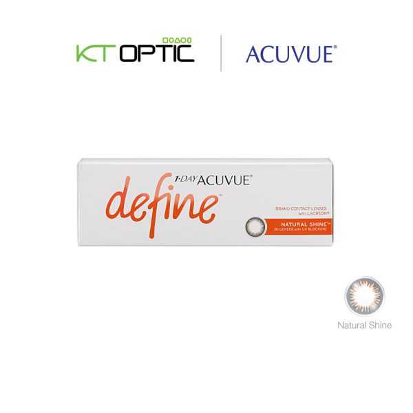 ACUVUE 1-DAY DEFINE 1 กล่อง คอนแทคเลนส์สีรายวัน สำหรับสายตาสั้น