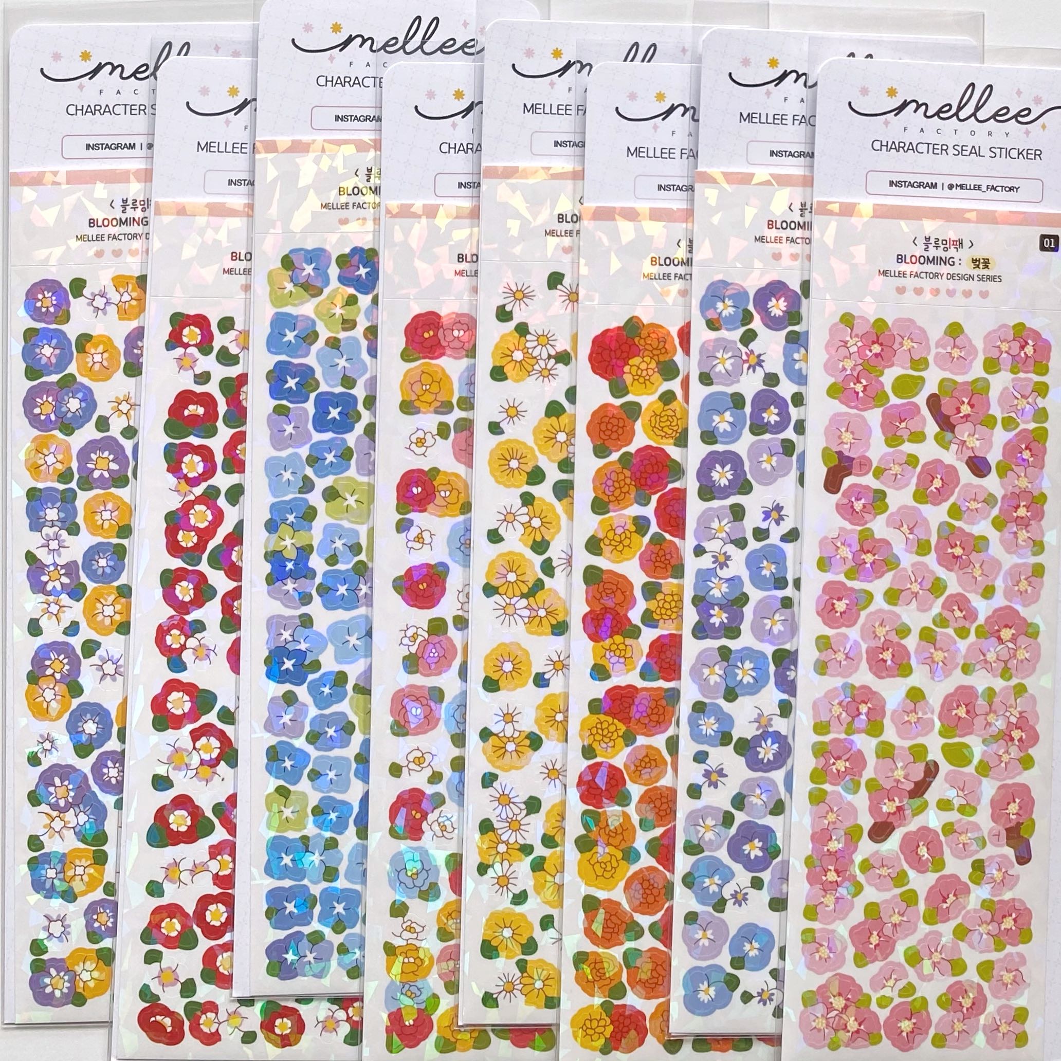 Mellee factory deco sticker pack (2 types)