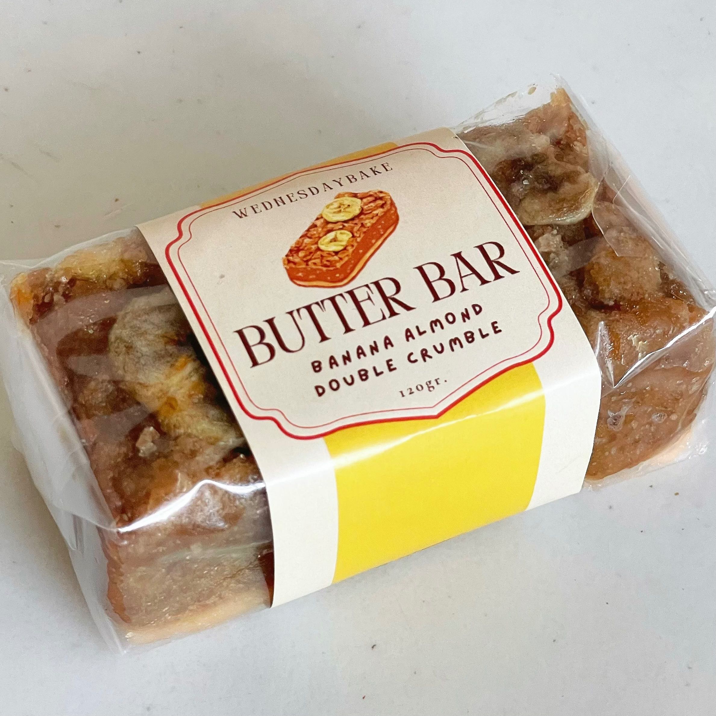 Butter Bars รส Banana Almond Crumble กล่อง4ชิ้น