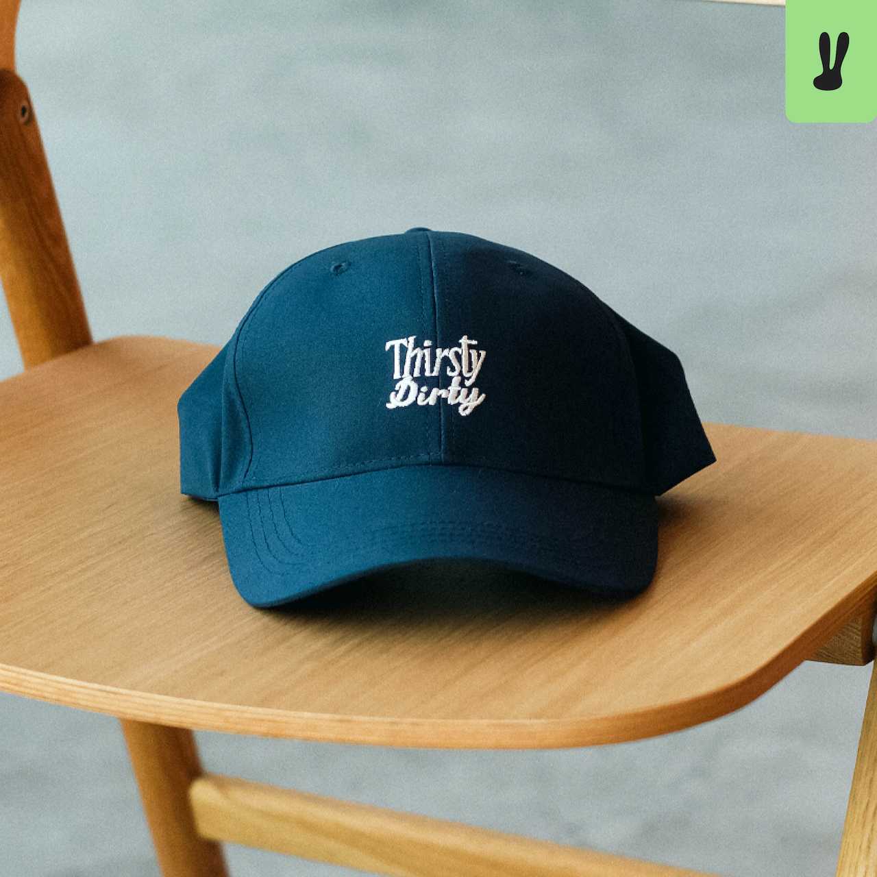 Thirsty Dirty Cap l  หมวกแก๊ปปักโลโก้ l Casa Lapin