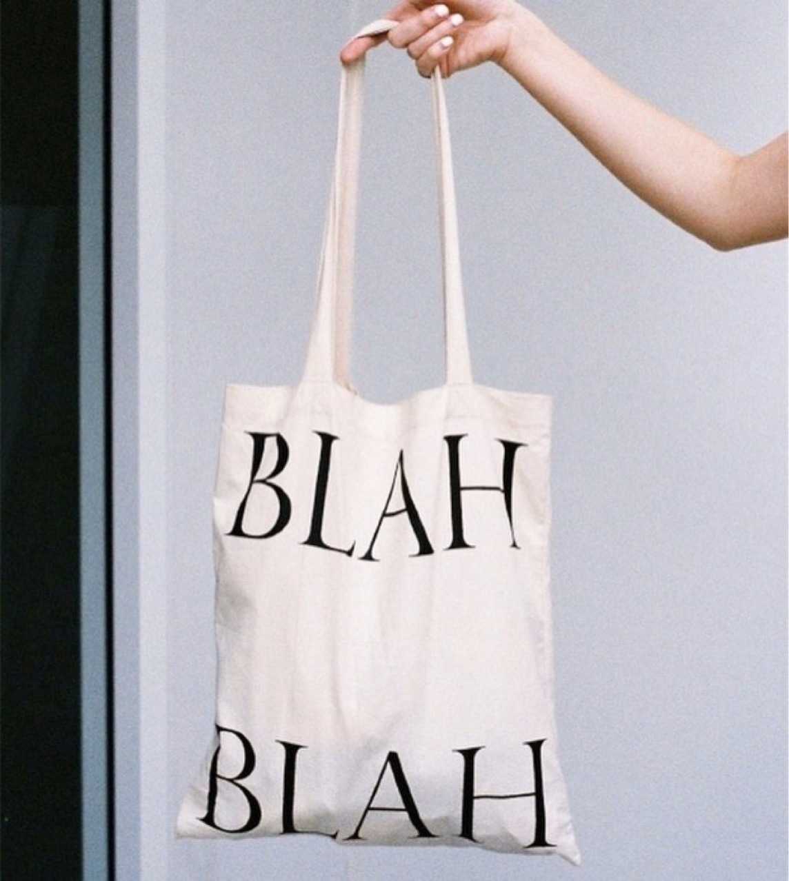 กระเป๋าผ้า Blah Blah