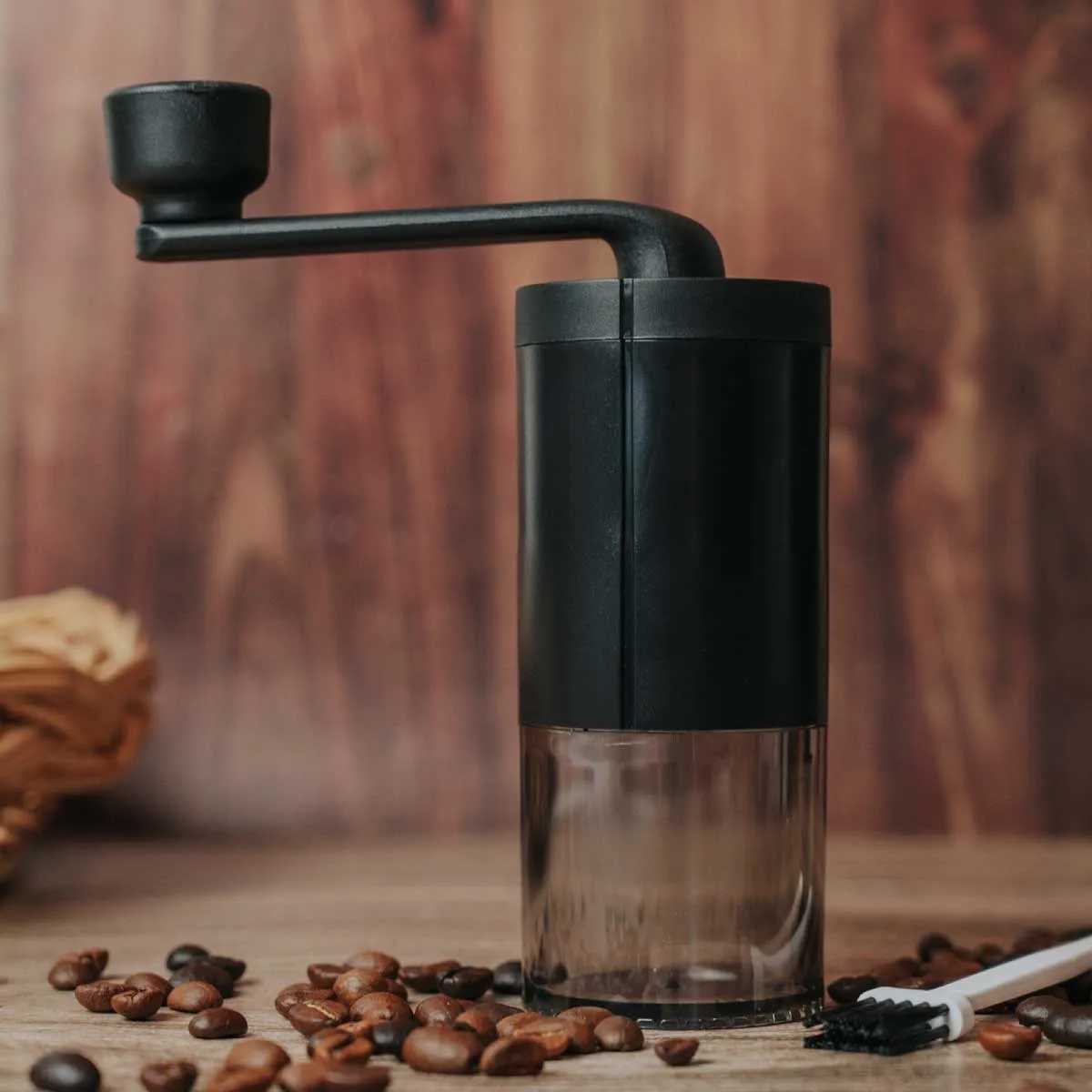 ที่บดกาแฟพกพา (ระบบบดมือ) |  Manual Cofffee Grinder – Back In Black
