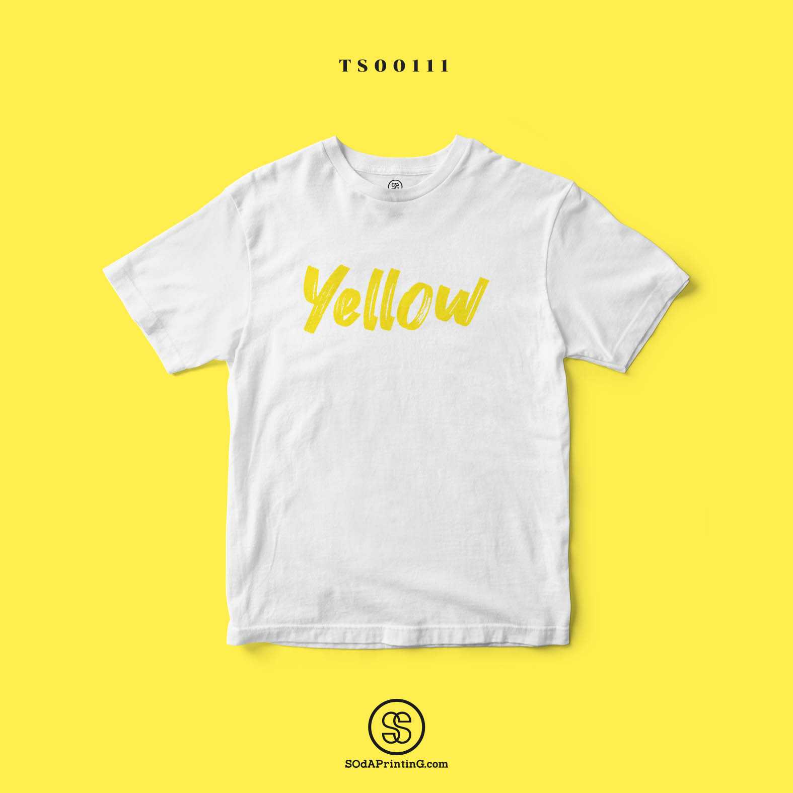 เสื้อ Yellow #SOdAtee #เสื้อSOdAColor TSA00111