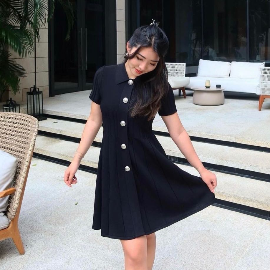 Jessica Knit Dress - Black