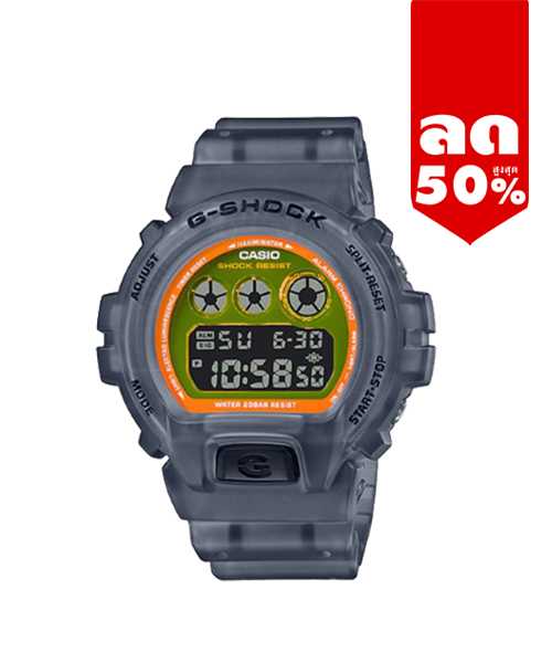 G-SHOCK นาฬิกาคาสิโอ พร้อมส่ง นาฬิกาข้อมือ นาฬิกาของแท้ ประกันศูนย์ CMG 1 ปี รุ่น DW-6900LS-1