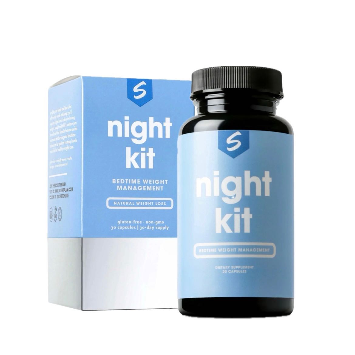 Sculpt Night Kit Bedtime Weight Management 30 Capsules