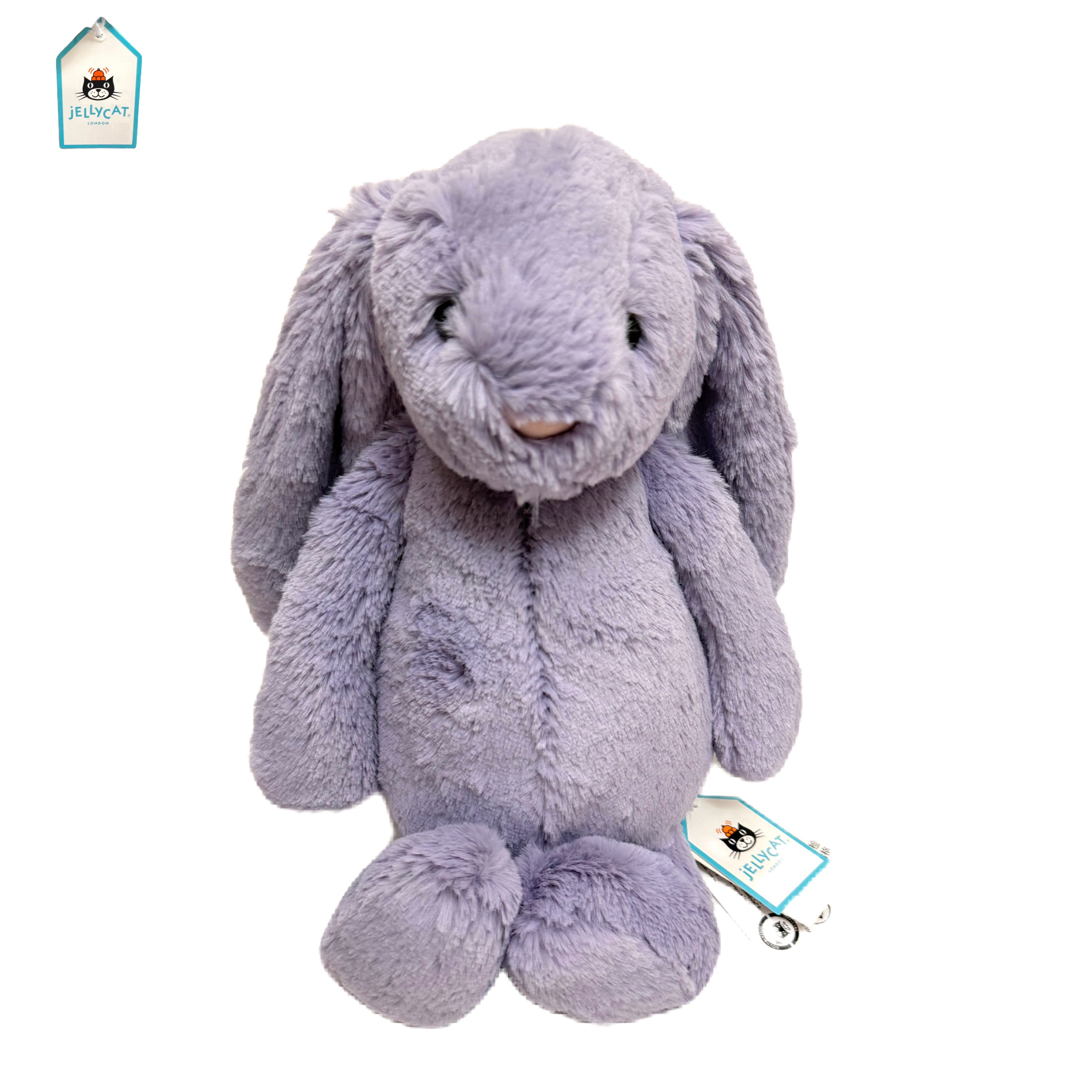 JELLYCAT Bashful Bunny Viola M ตุ๊กตาผ้าขนสุดแสนน่ารัก ของแท้จาก London ของใหม่