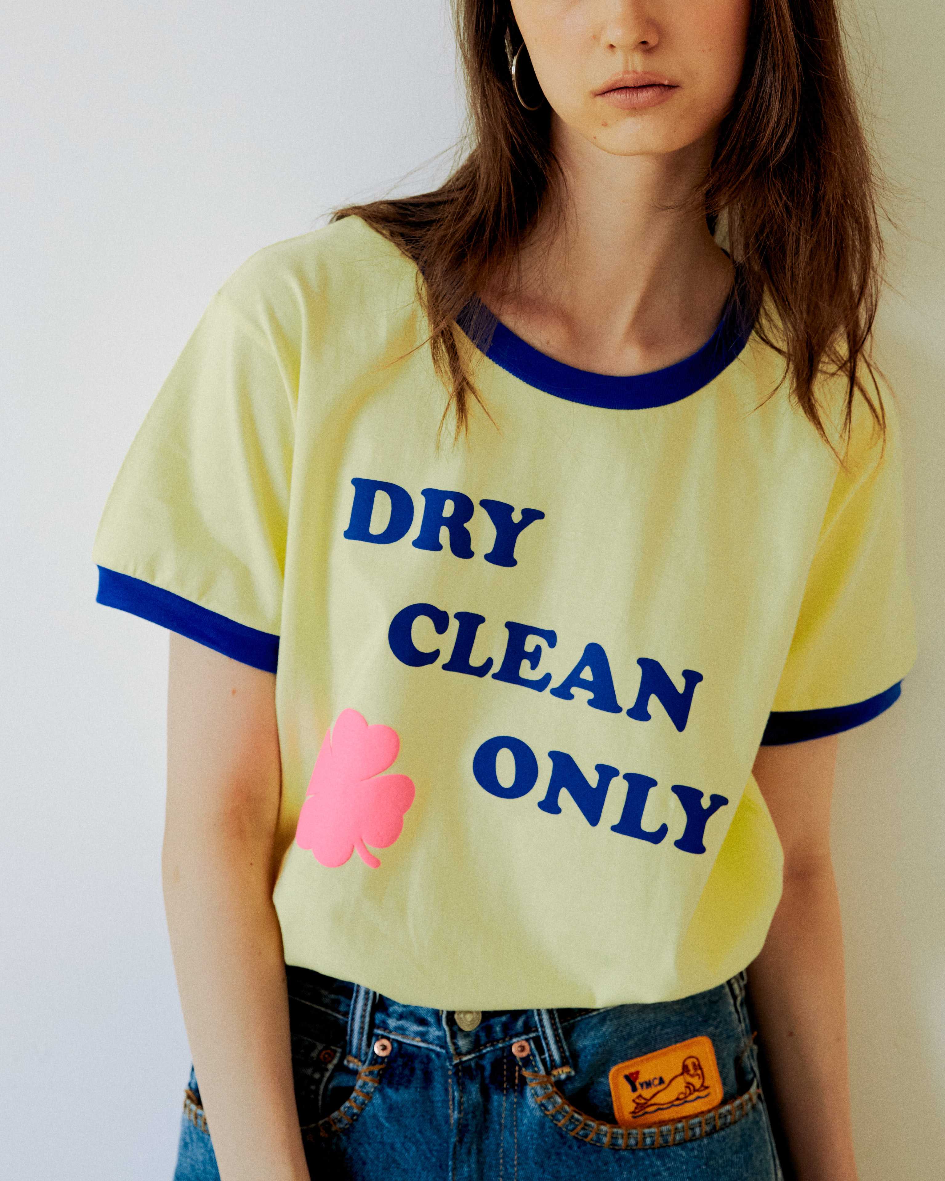 DCO CLOVER RINGER TEE ( YELLOW )