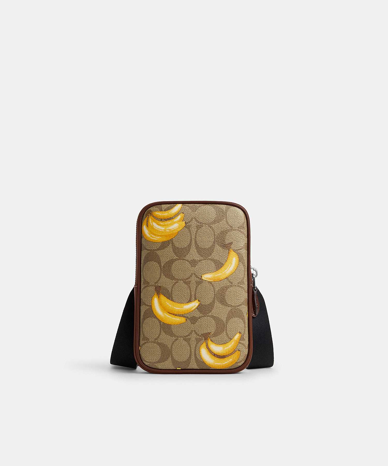 COACH ADEN CROSSBODY IN SIGNATURE CANVAS WITH BANANA PRINT CR187 SVNM9
