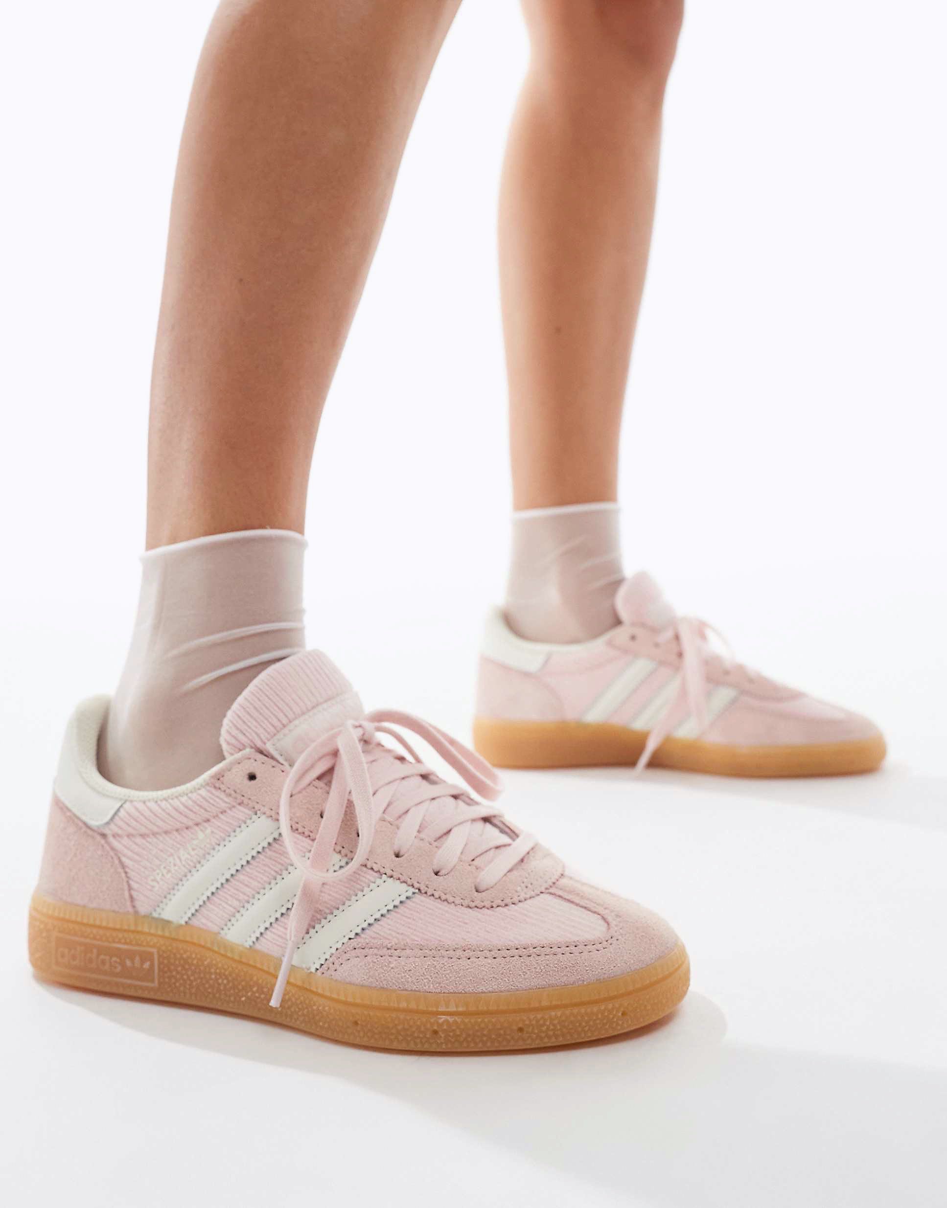 (พร้อมส่ง) Adidas Handball Spezial Corduroy Sandy Pink